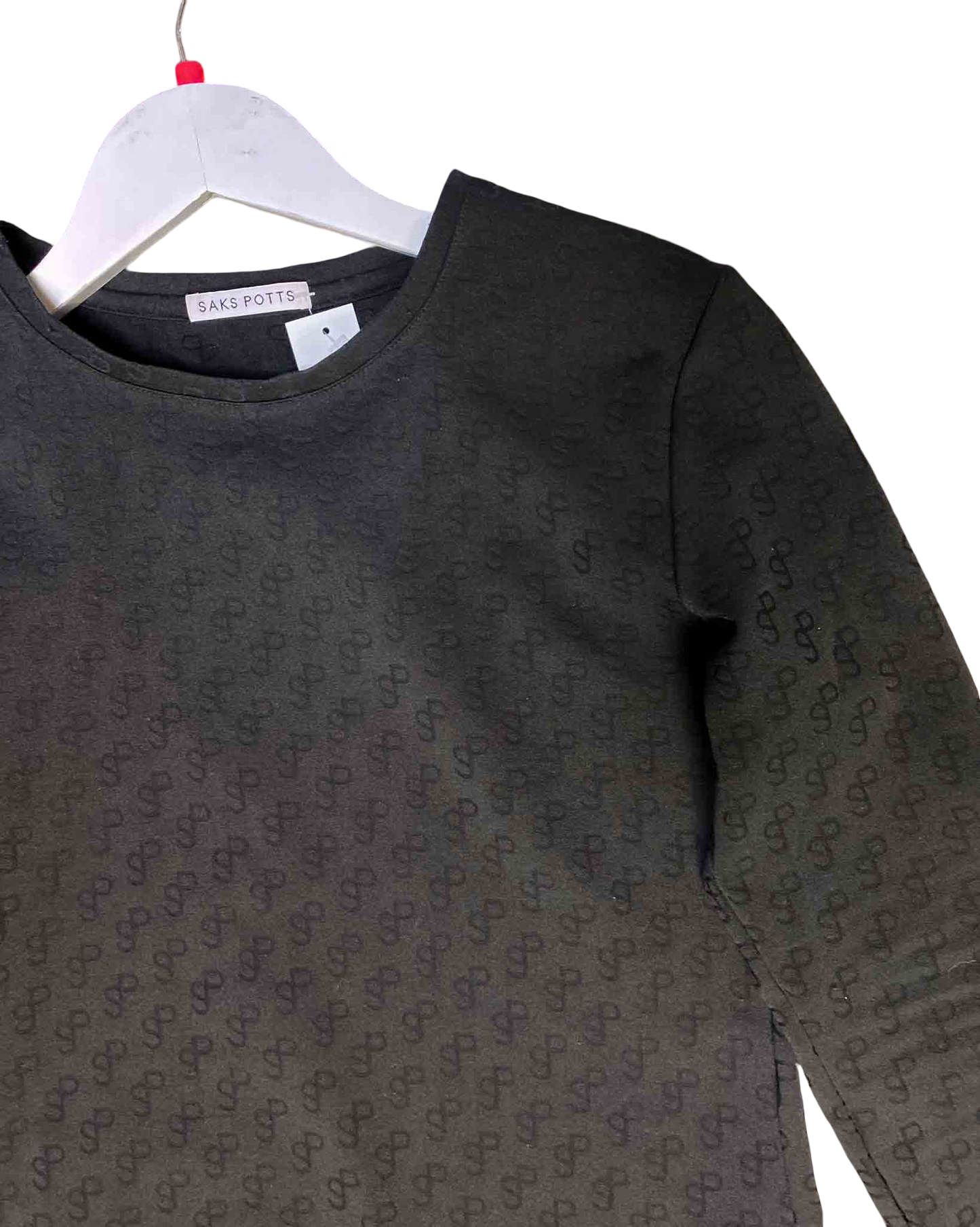 Size 2 (M) | Saks Potts Monogrammed Long Sleeve Top