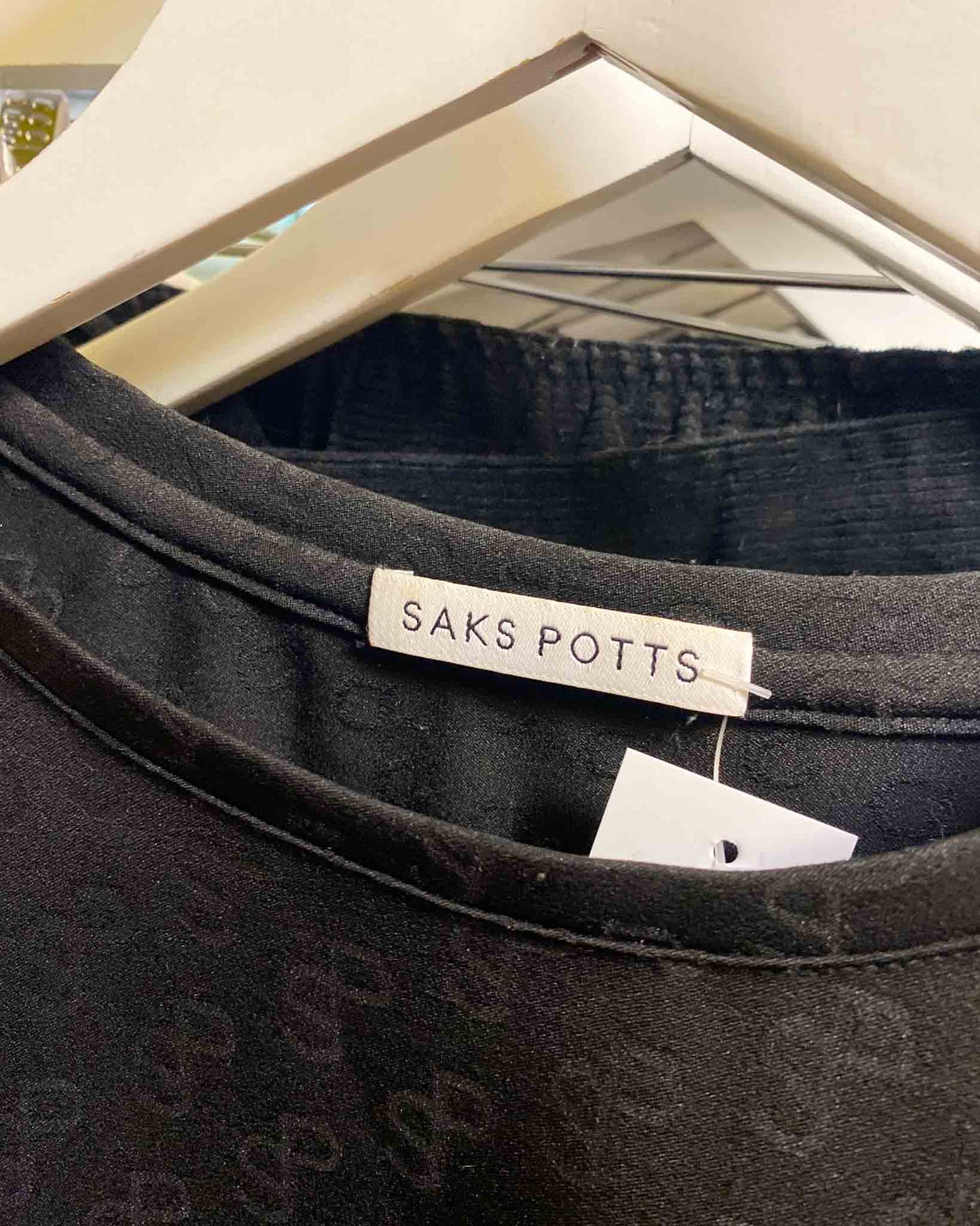 Size 2 (M) | Saks Potts Monogrammed Long Sleeve Top