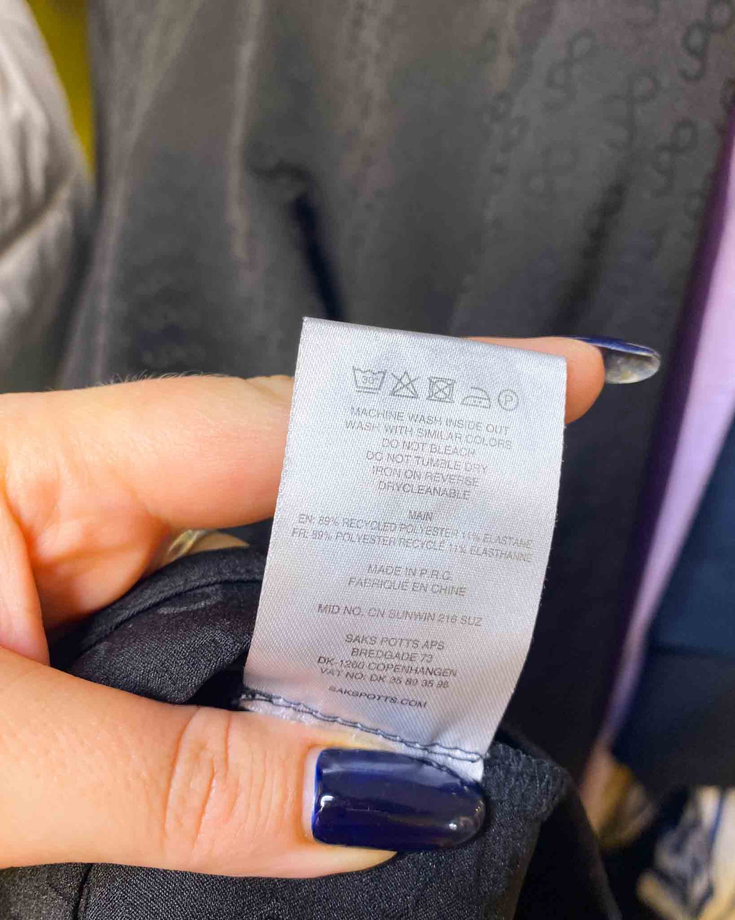 Size 2 (M) | Saks Potts Monogrammed Long Sleeve Top
