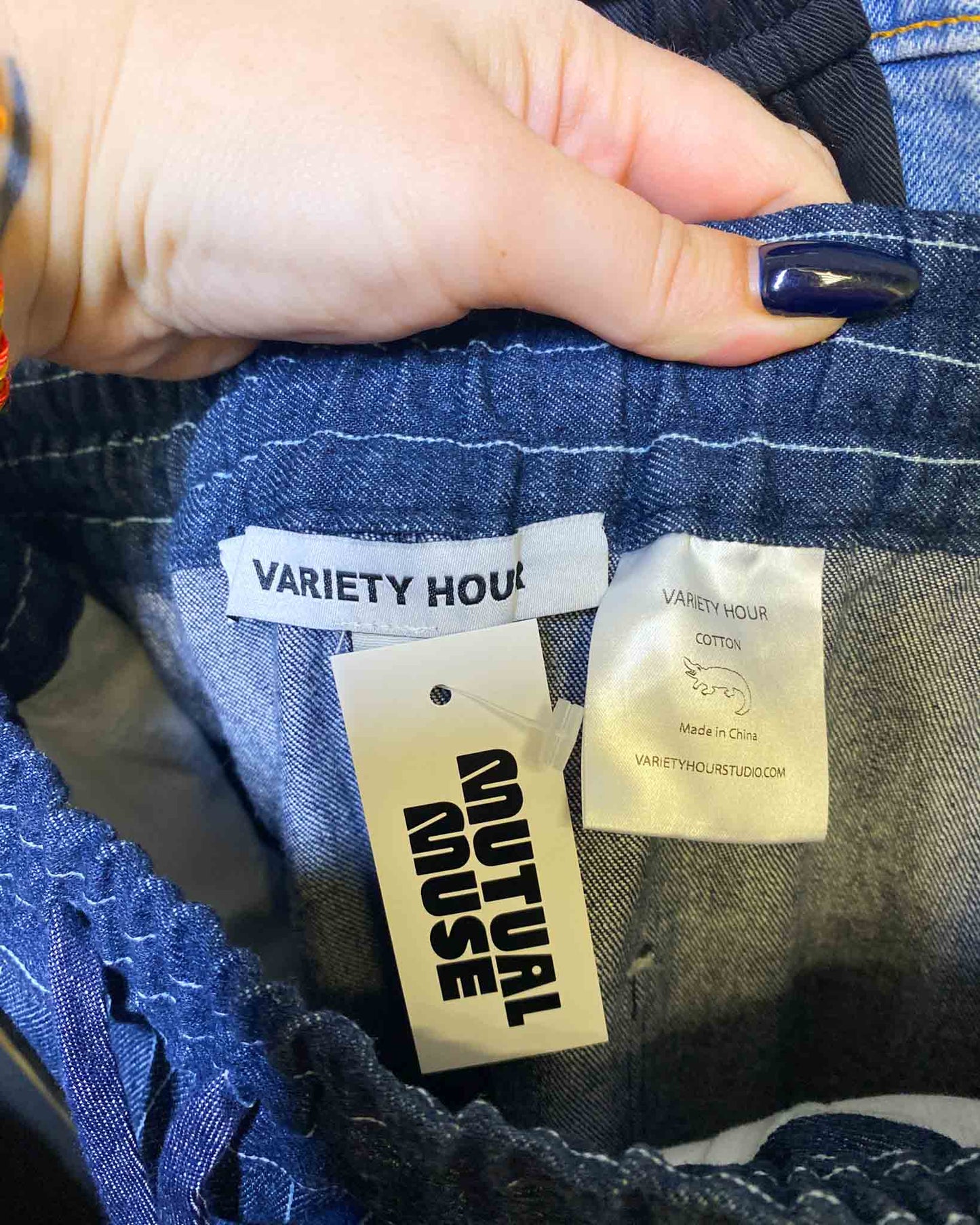 Size M | Variety Hour Denim Wave Pants