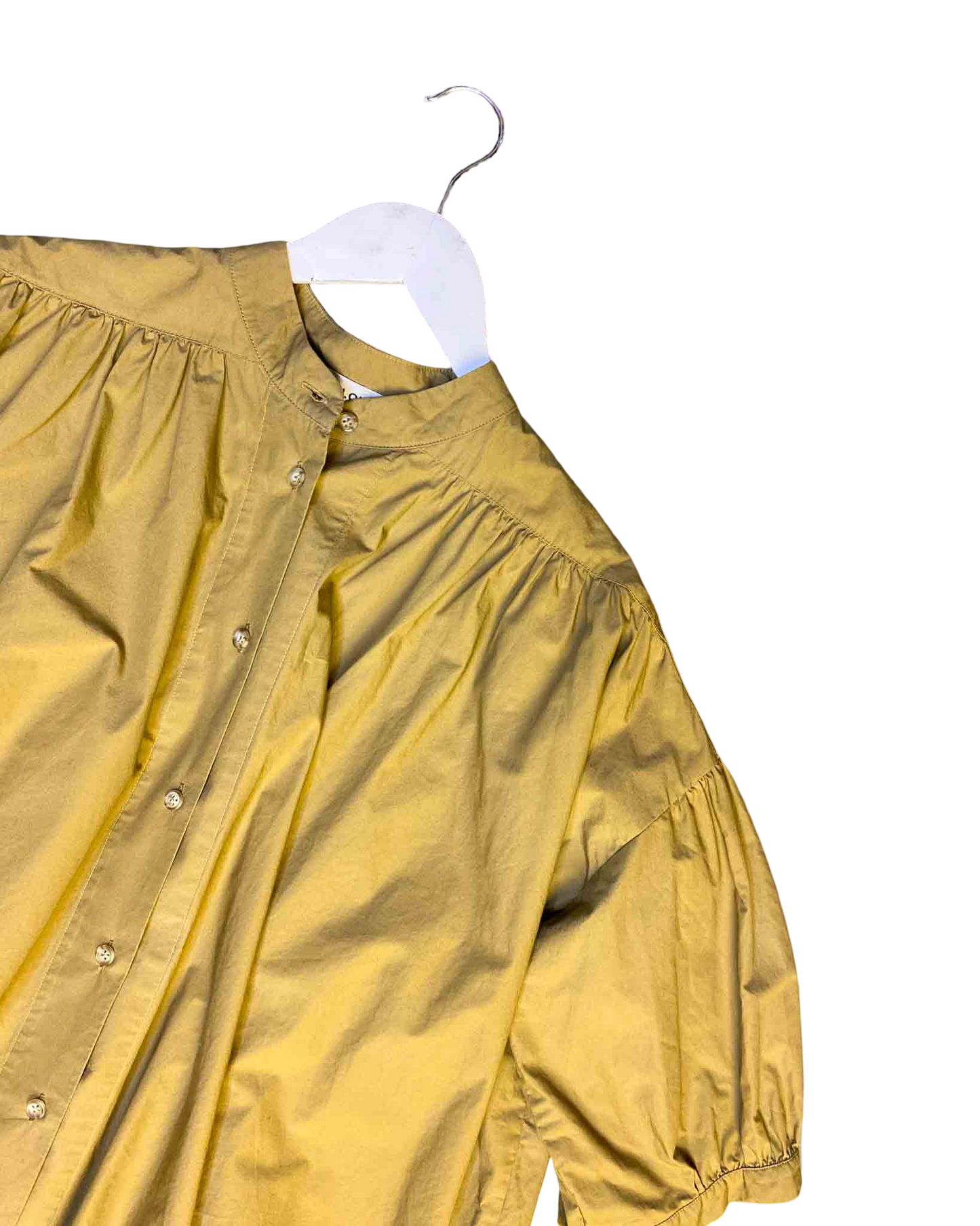 Size S | Kloke Oversized Gathered Cotton Tunic