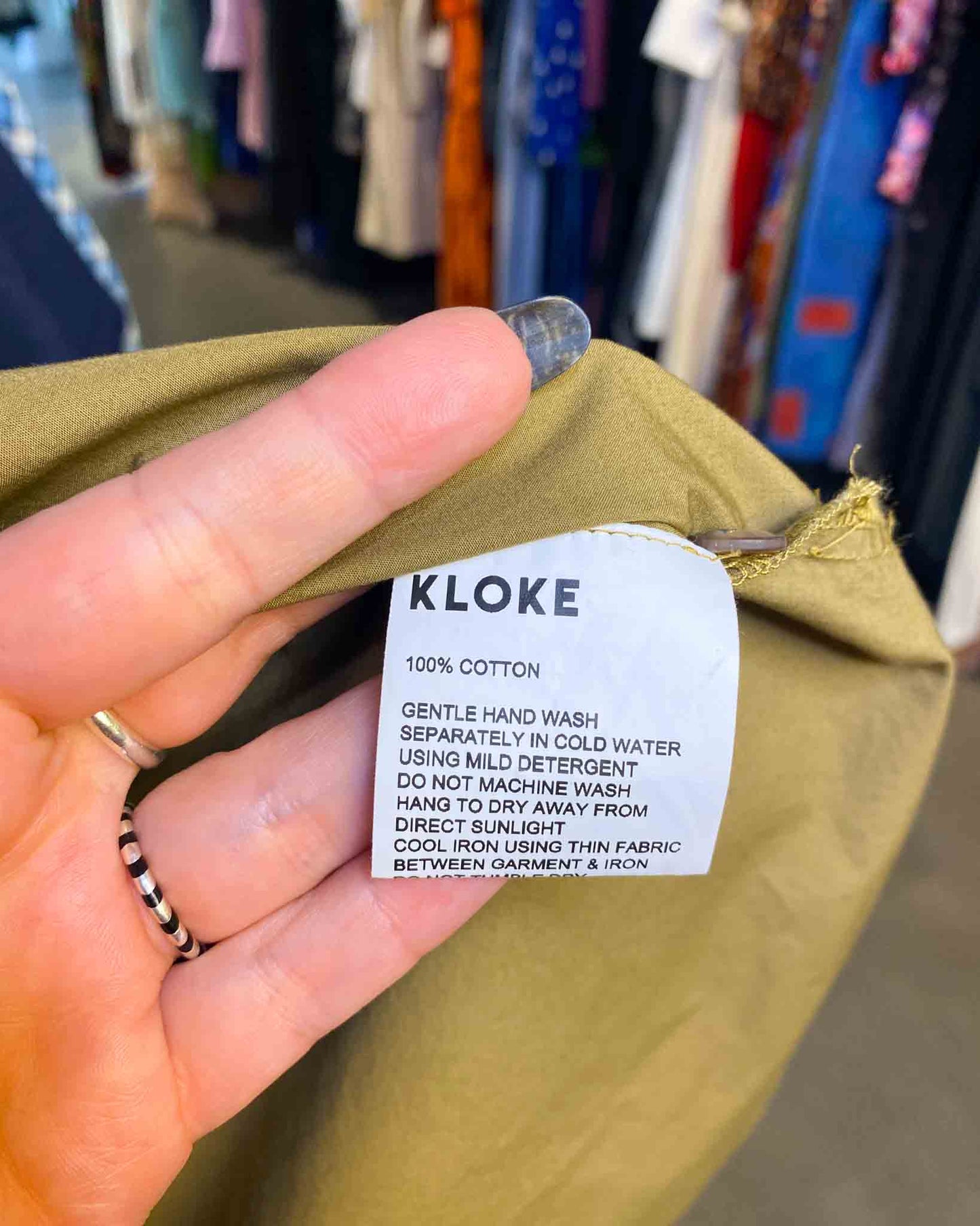 Size S | Kloke Oversized Gathered Cotton Tunic