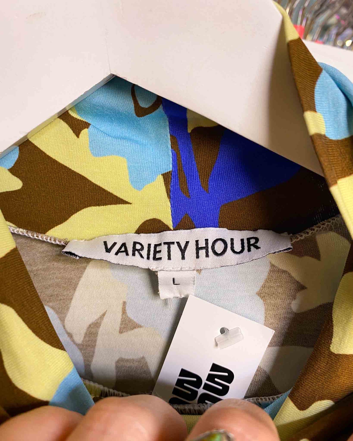 Size L | Variety Hour Floral Jersey Skivvy