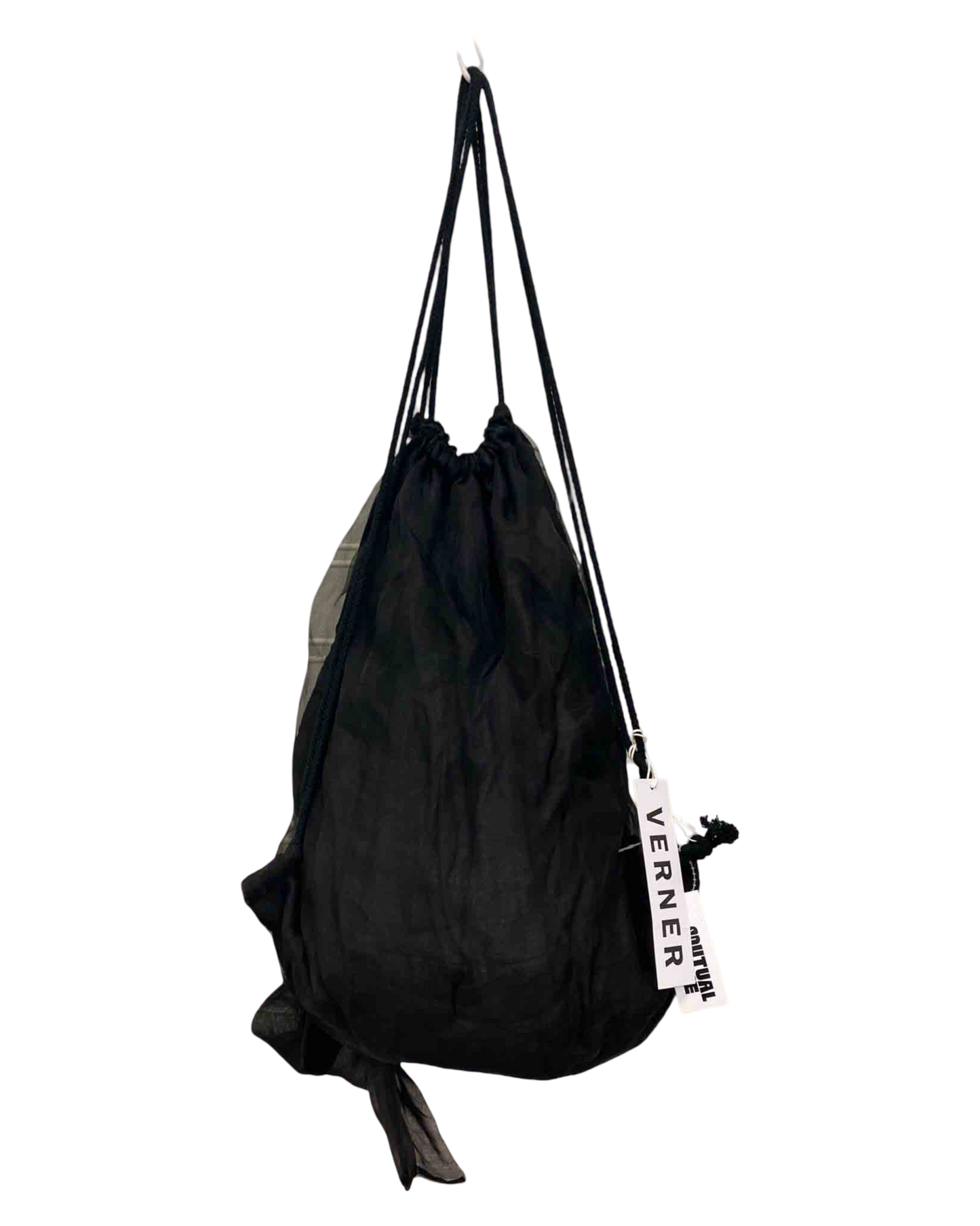 Verner Chiffon Tied Backpack With Tags