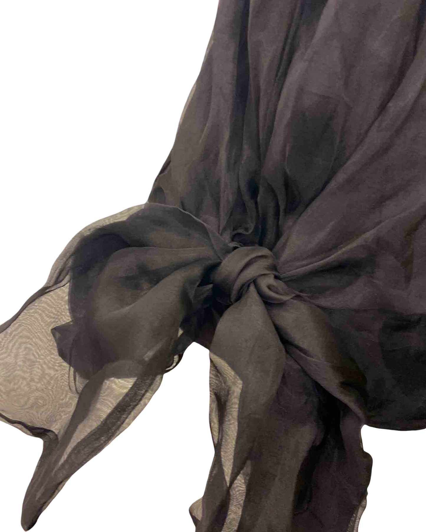 Verner Chiffon Tied Backpack With Tags