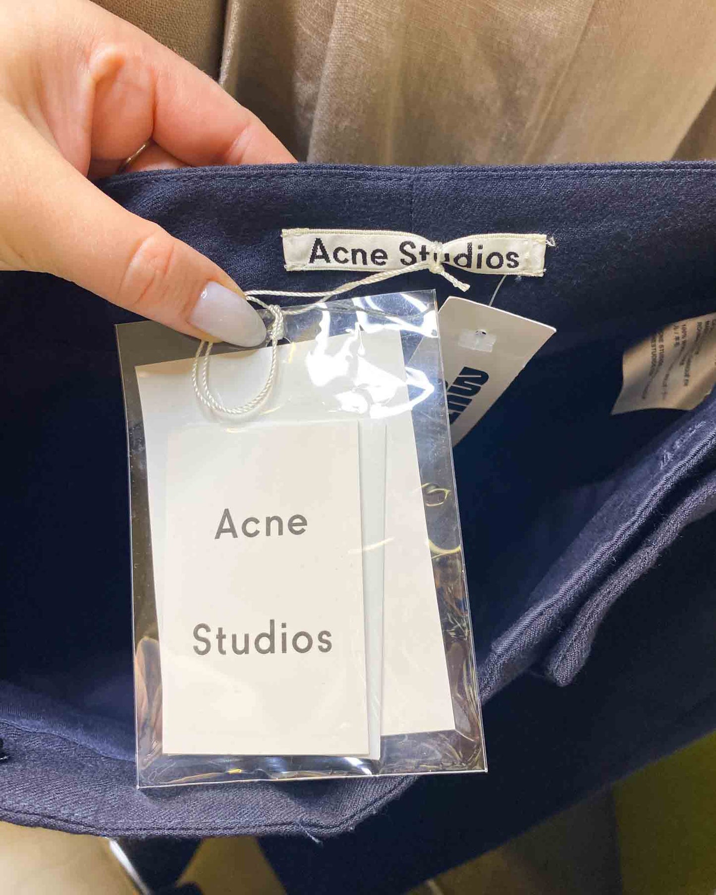 Size 46 (S) | Acne Studios Wool Pants With Tags