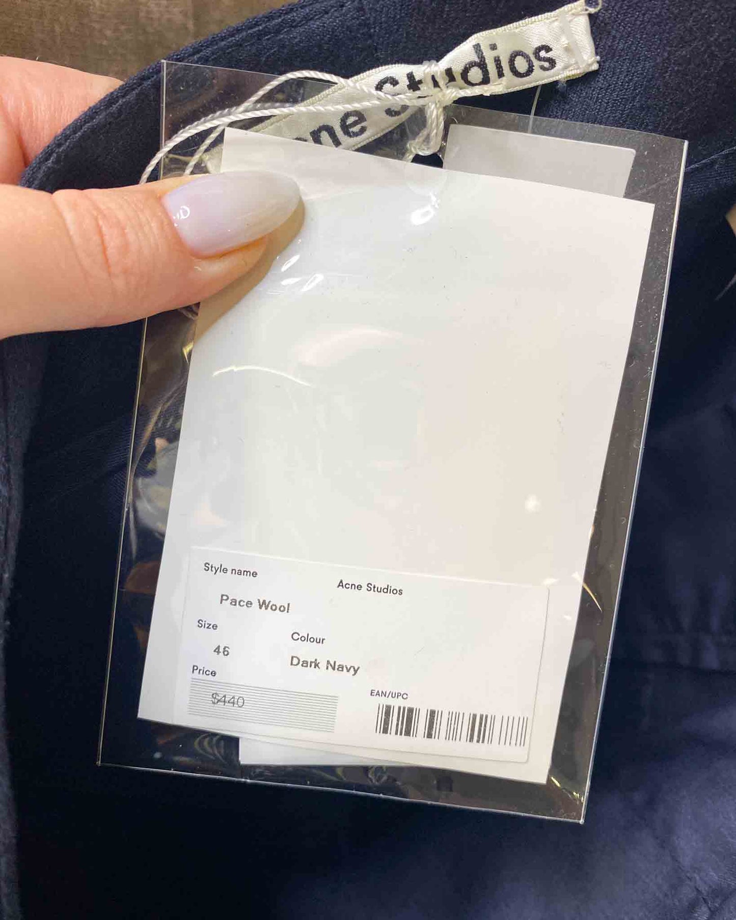Size 46 (S) | Acne Studios Wool Pants With Tags