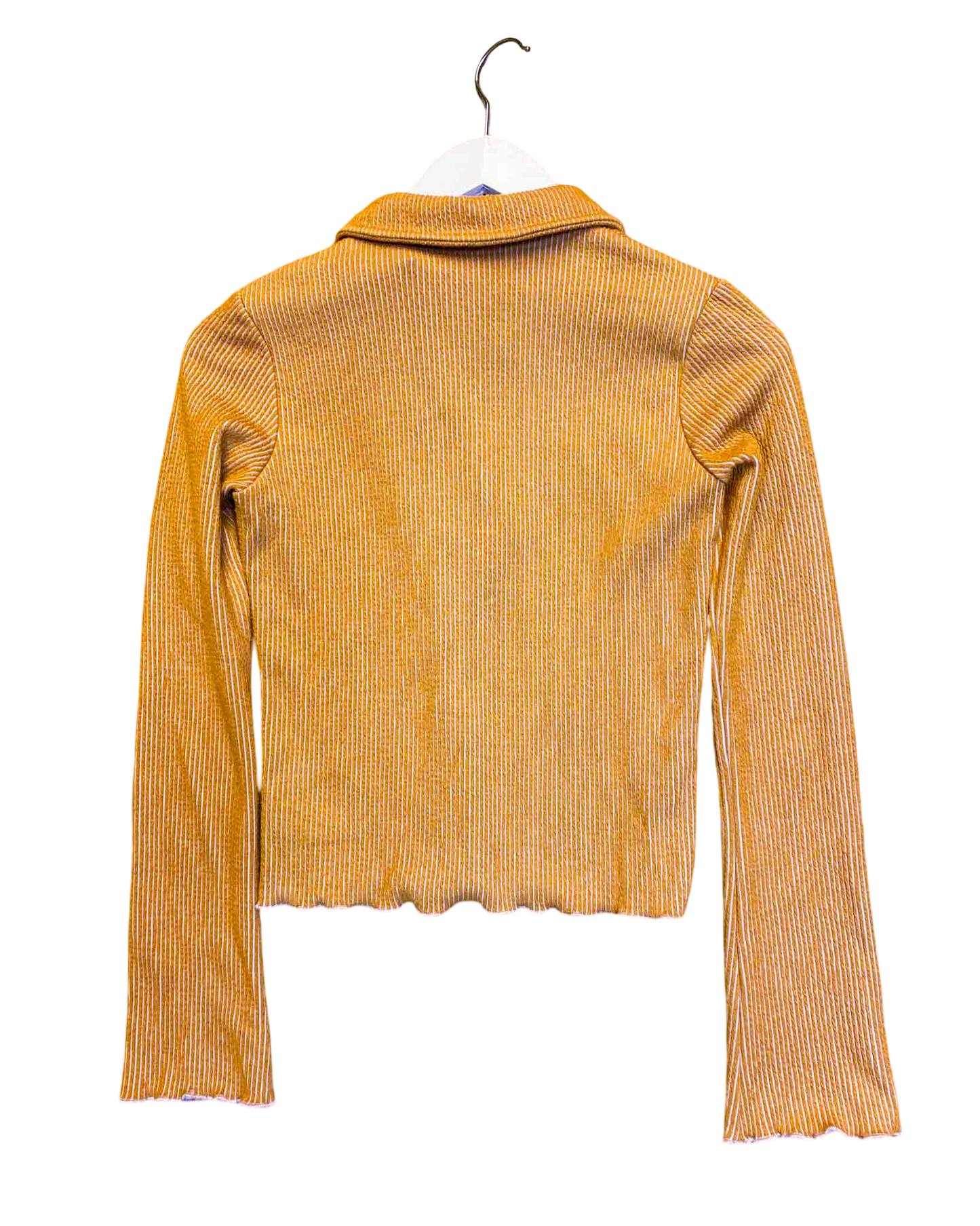 Size XS | Permanent Vacation Ribbed Polo Top