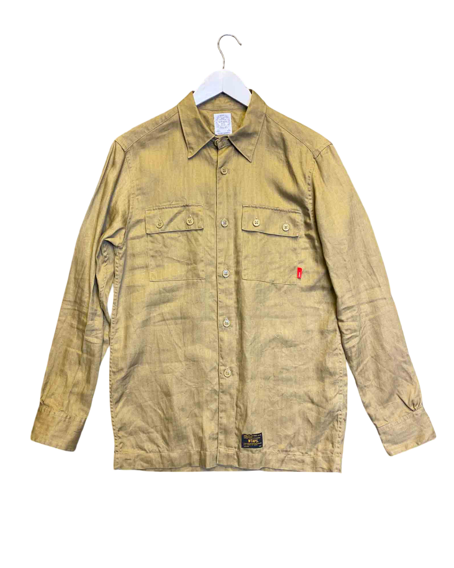 Size M | Wtaps Herringbone Linen Shirt