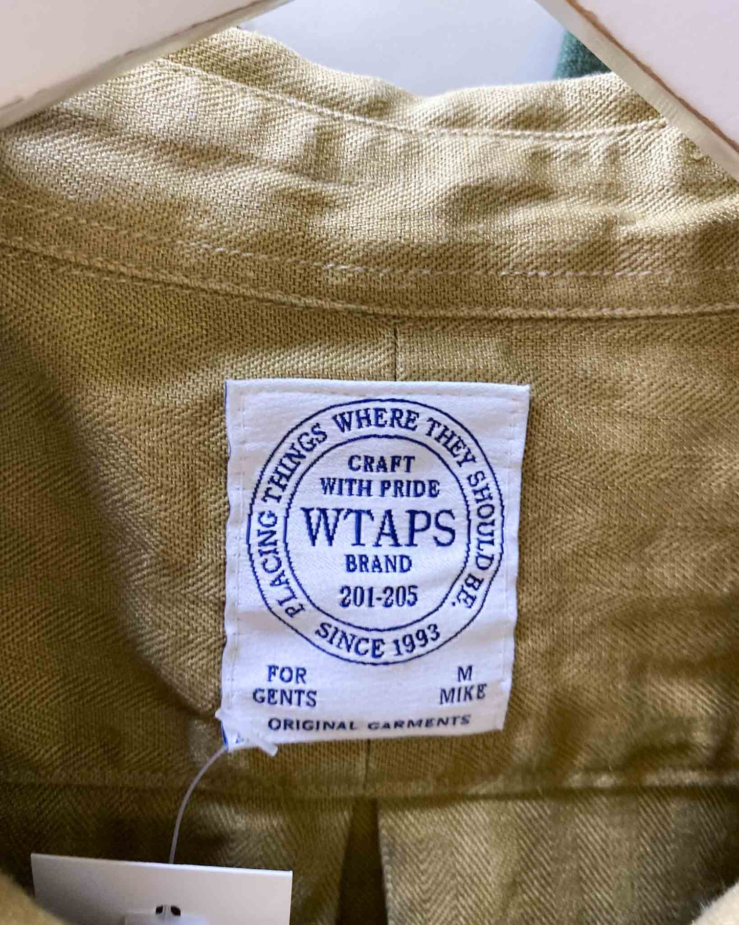 Size M | Wtaps Herringbone Linen Shirt