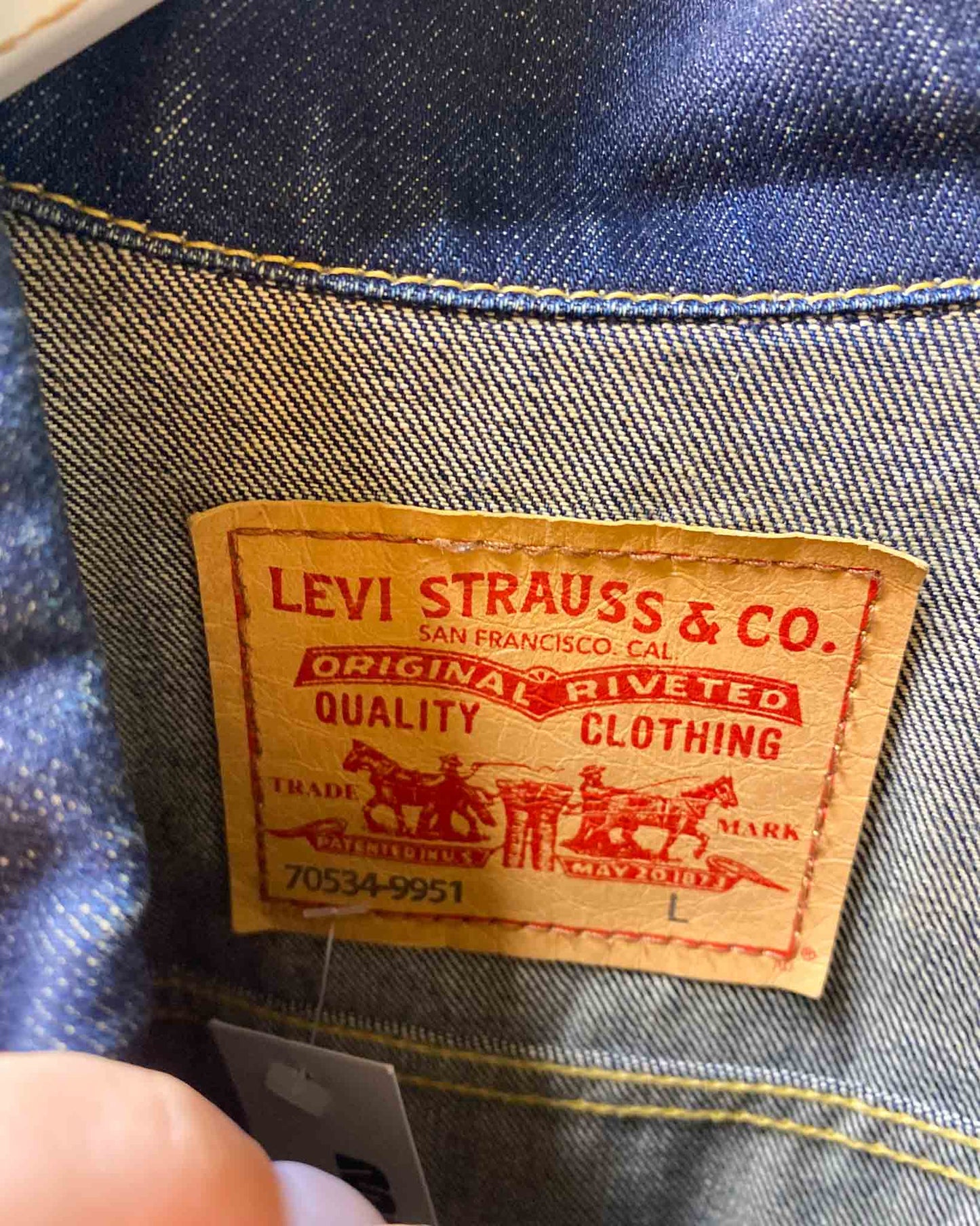 Size L | Levi's 1936 Type I Denim Jacket