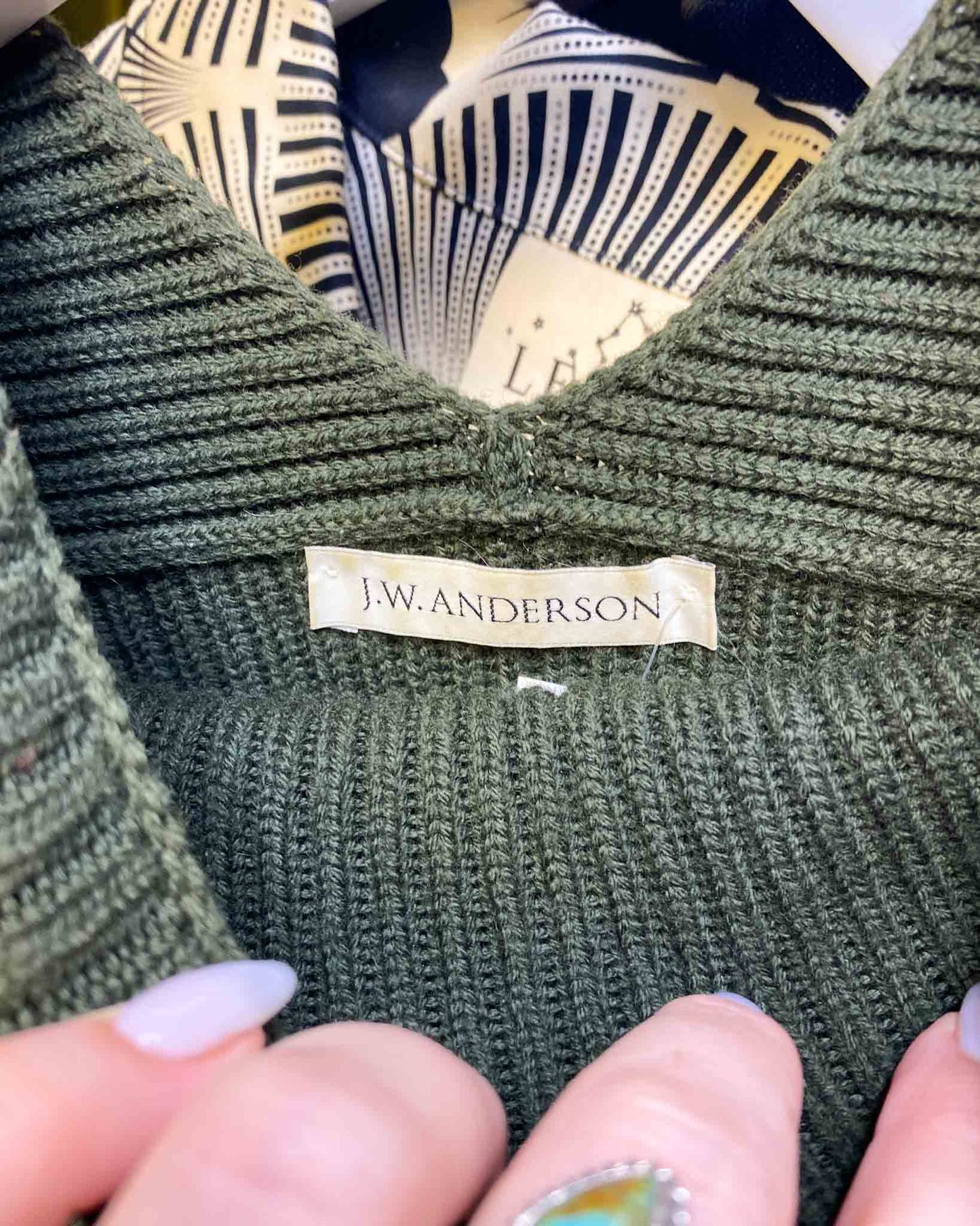 Size S | JW Anderson High Neck Wool Jumper