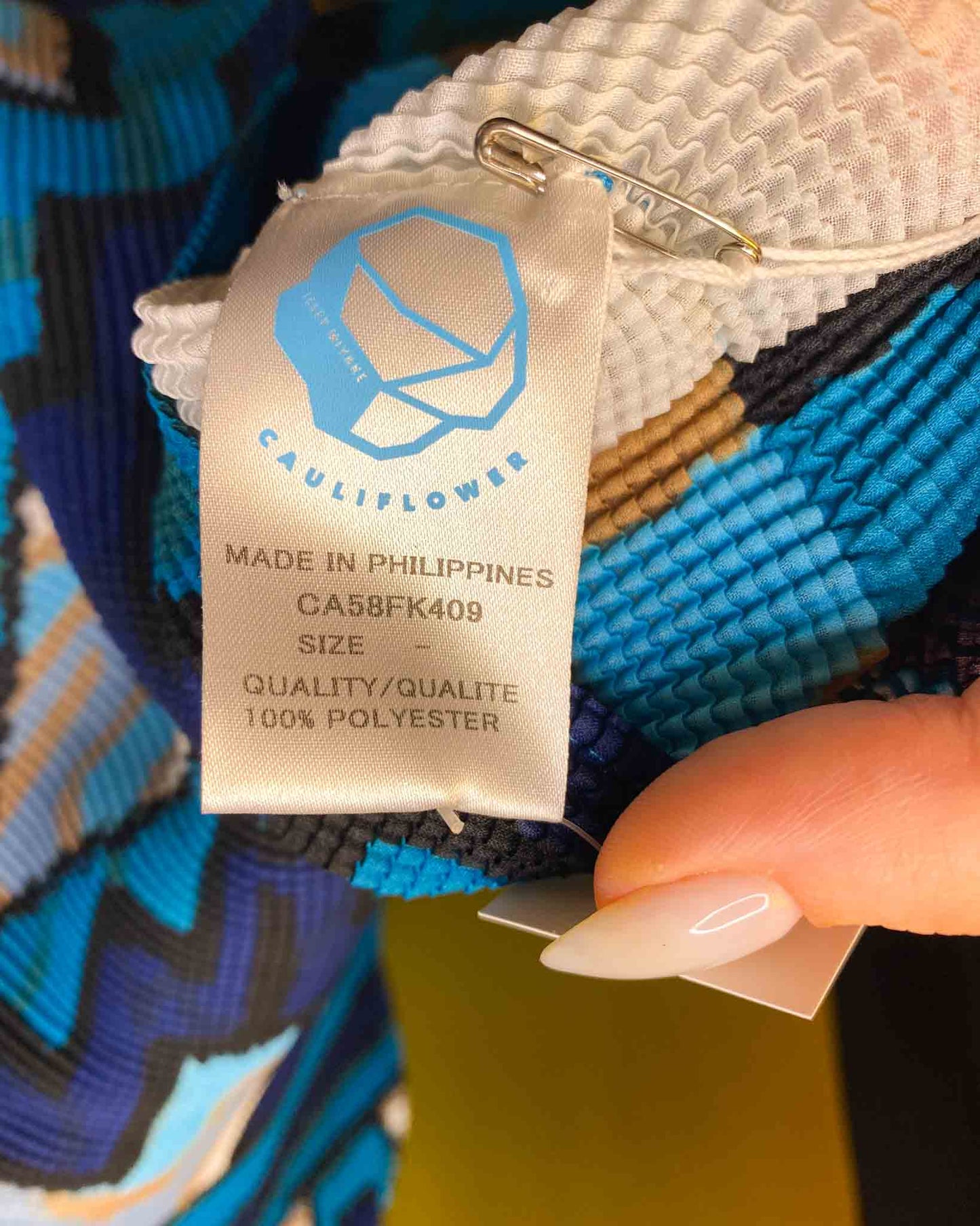 One Size | Issey Miyake Cauliflower Pleated Top With Tags