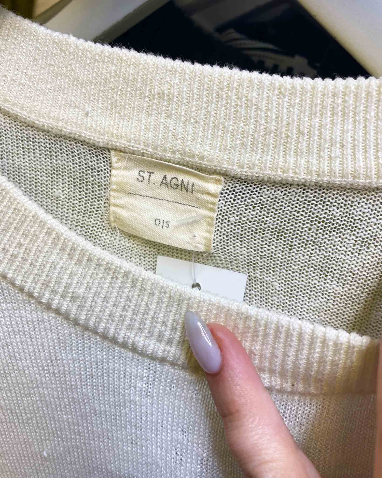 One Size | St Agni Linen Knit Top