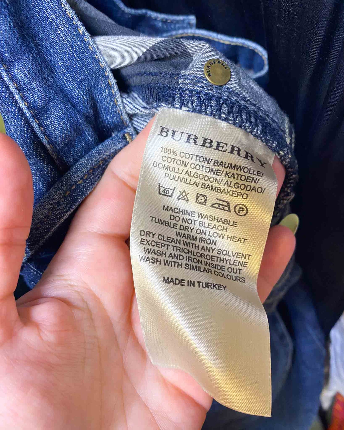 Size 36 | Burberry Brit Straight Jeans