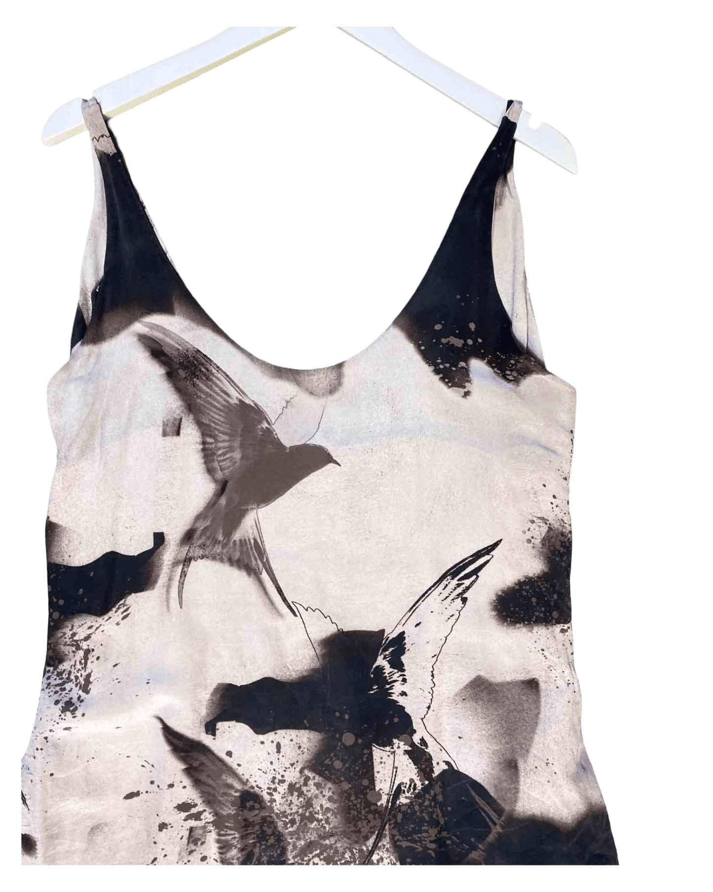 Size M | Diesel Silk Birds Mini Dress