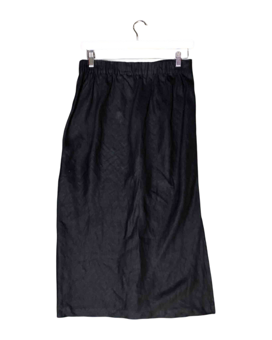 Size 10 | Elk Linen Midi Skirt