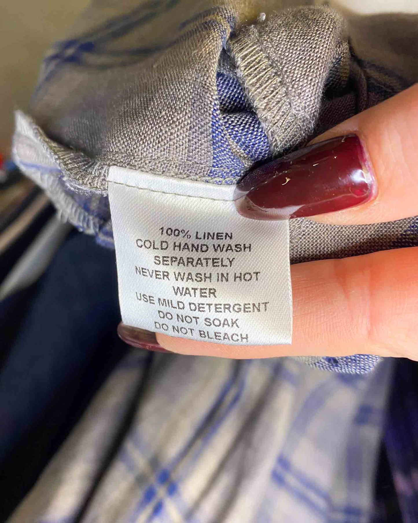 Size XS | Alpha60 Plaid Linen Dress