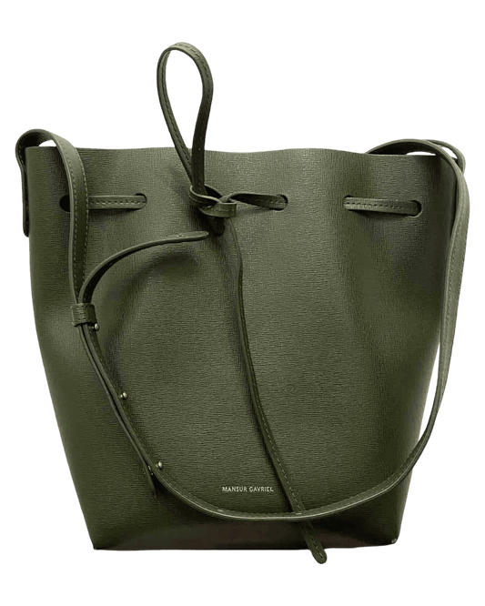 Mansur Gavriel Leather Bucket Bag