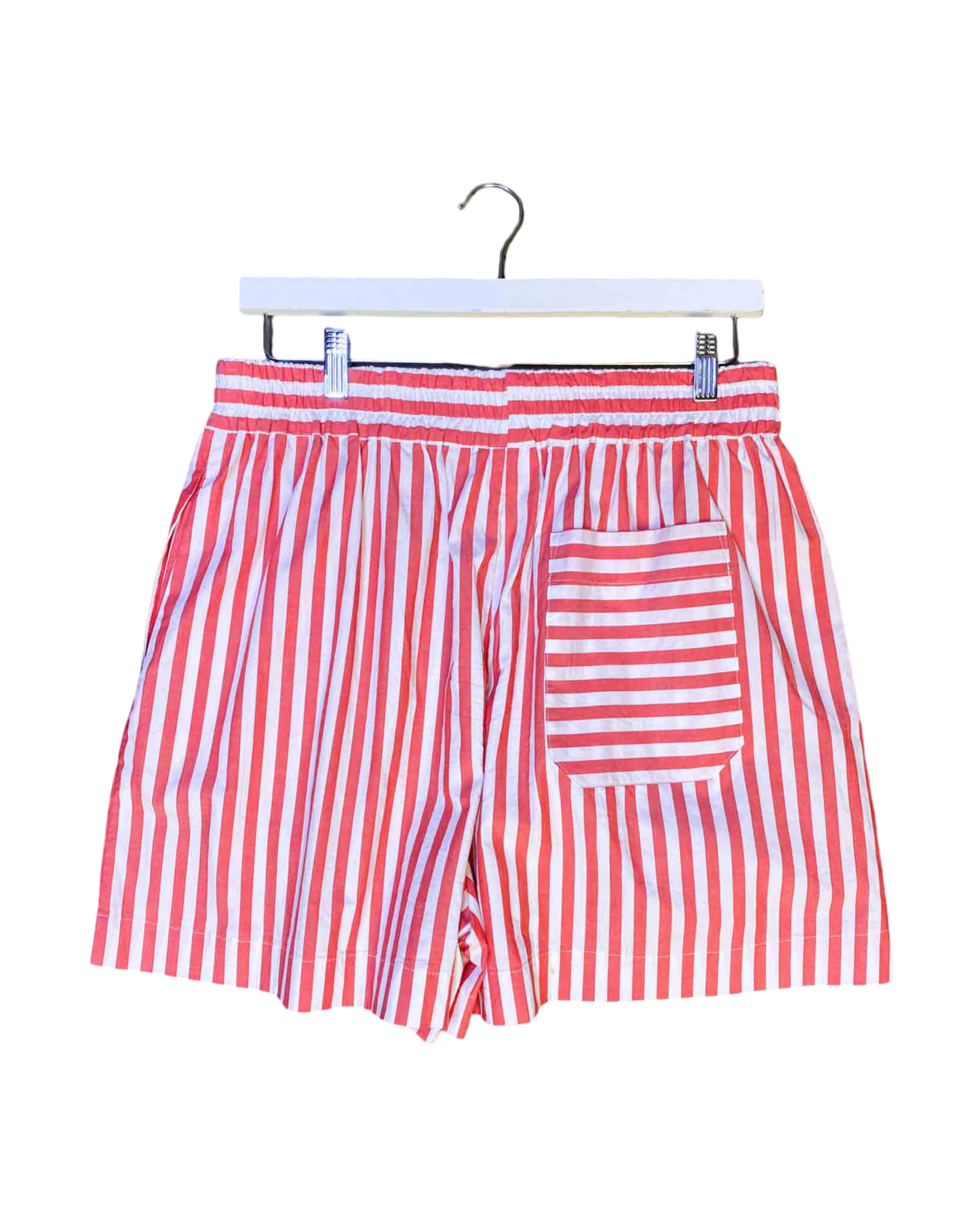 Size 14 | Obus Striped Cotton Shorts