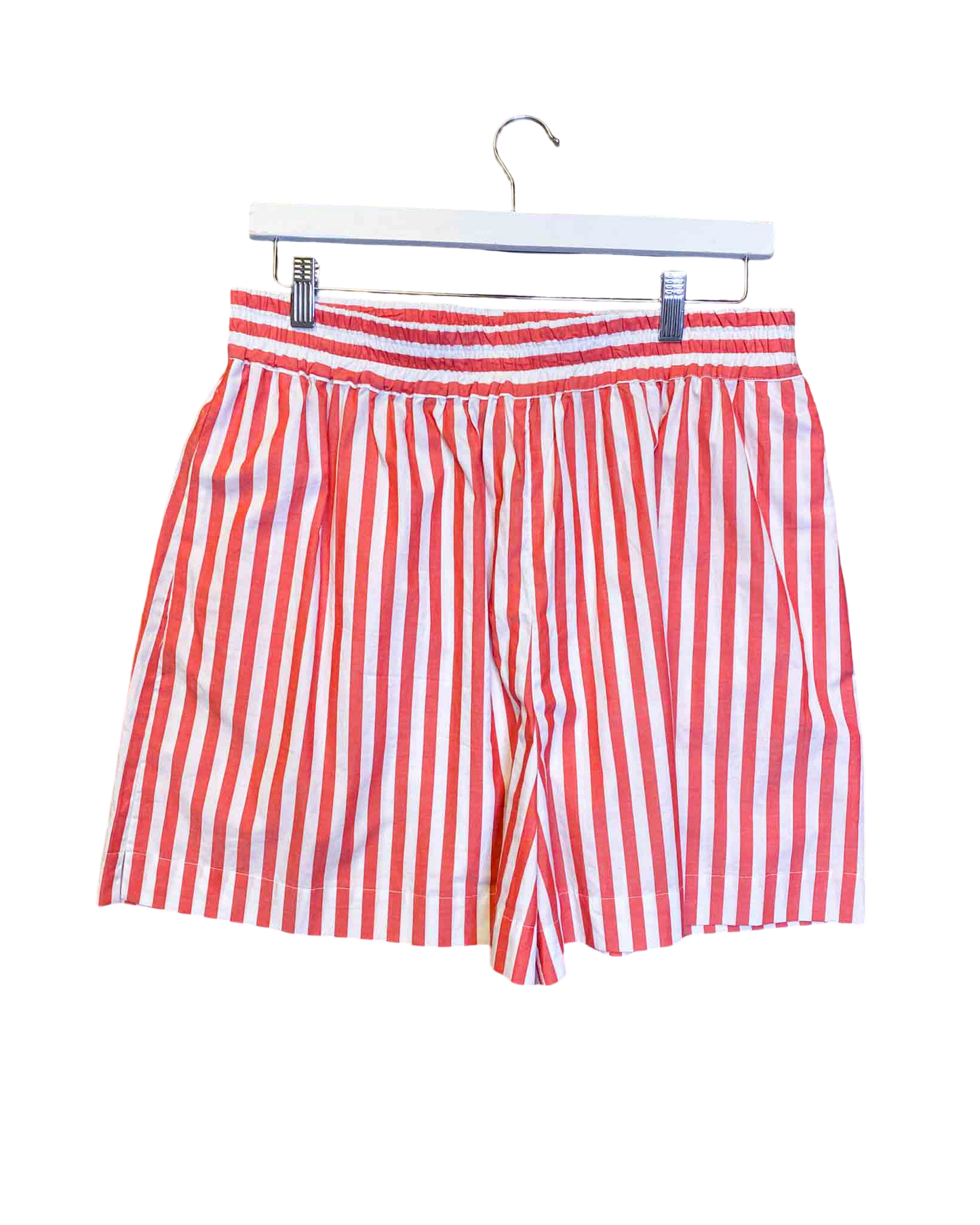 Size 14 | Obus Striped Cotton Shorts