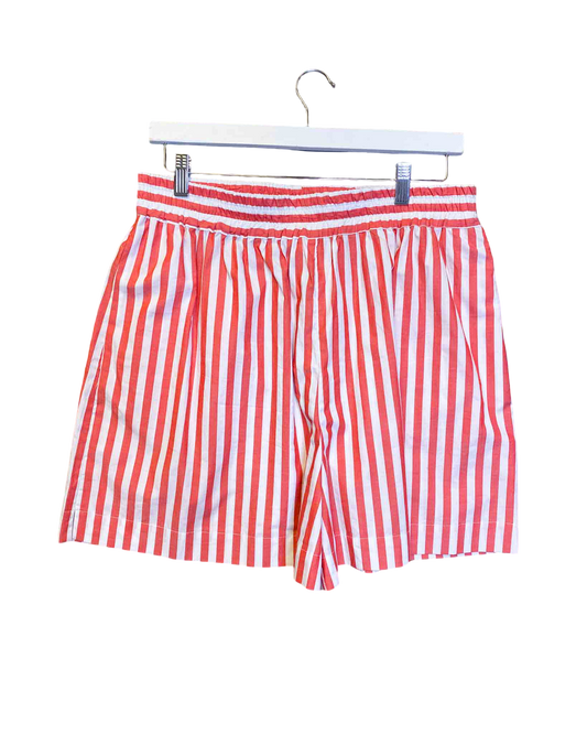 Size 14 | Obus Striped Cotton Shorts