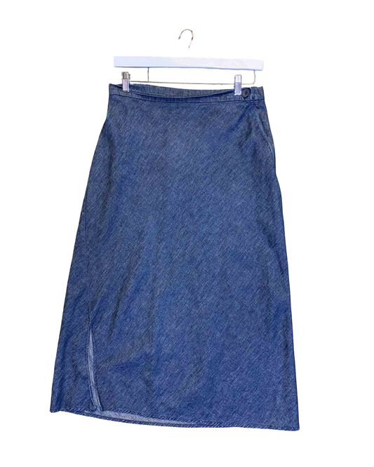 Size M | Alpha60 Cotton/Linen Midi Skirt