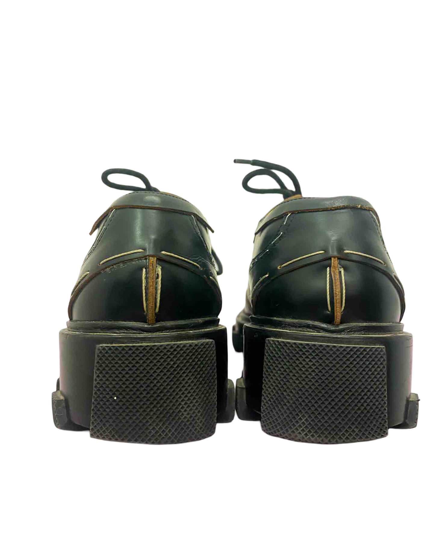 Size 38 | Balenciaga Topstitch Leather Derby Shoes