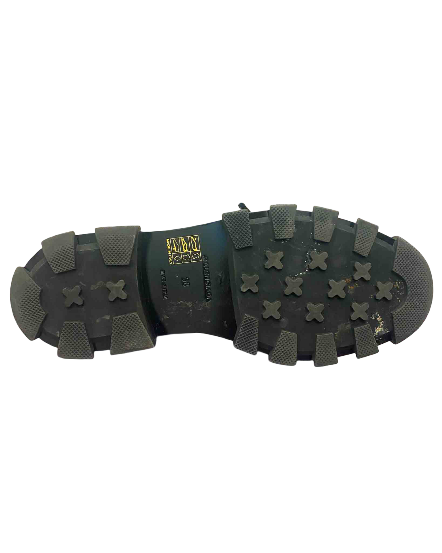 Size 38 | Balenciaga Topstitch Leather Derby Shoes