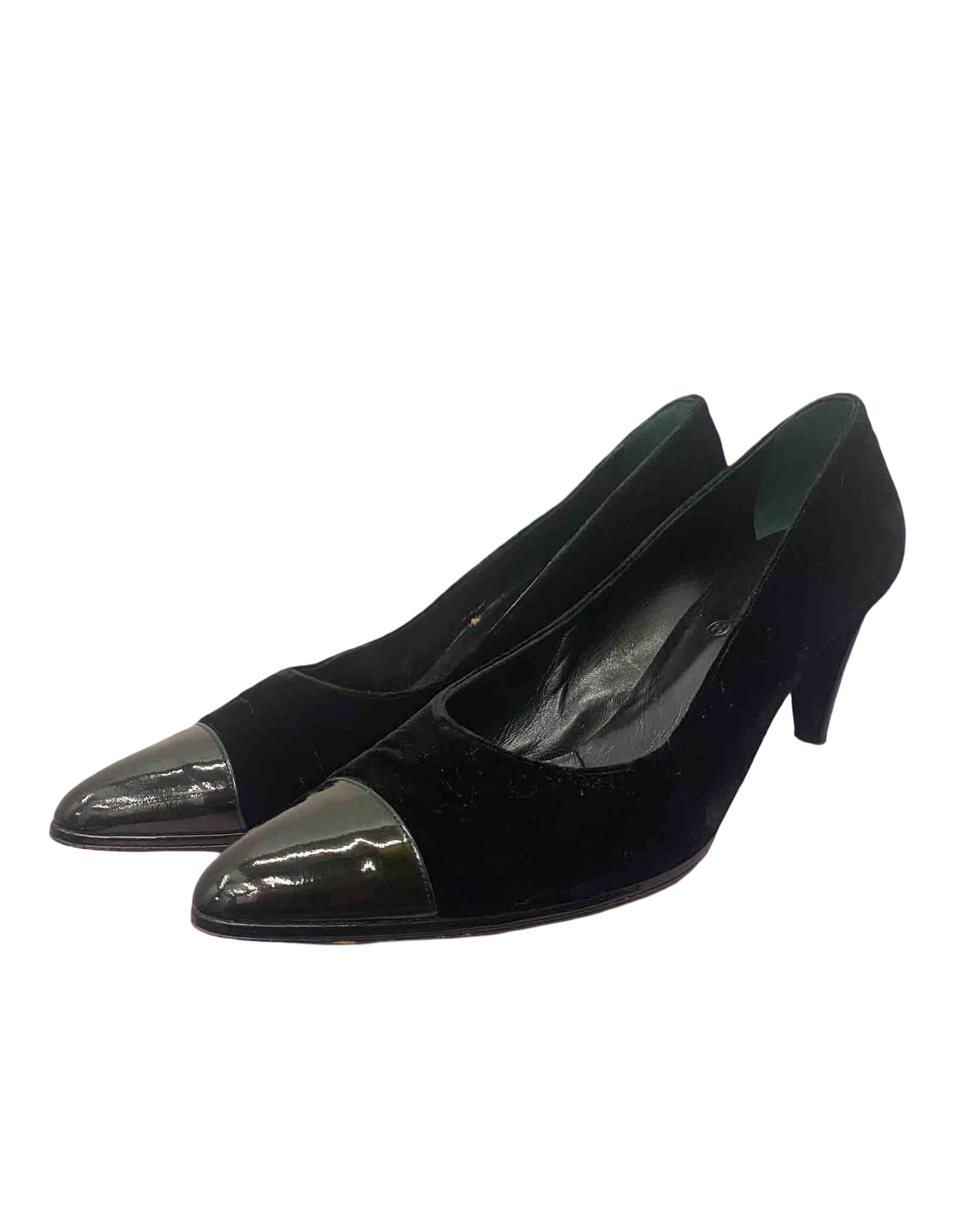 Size 41 | Chanel Patent and Velvet Pumps