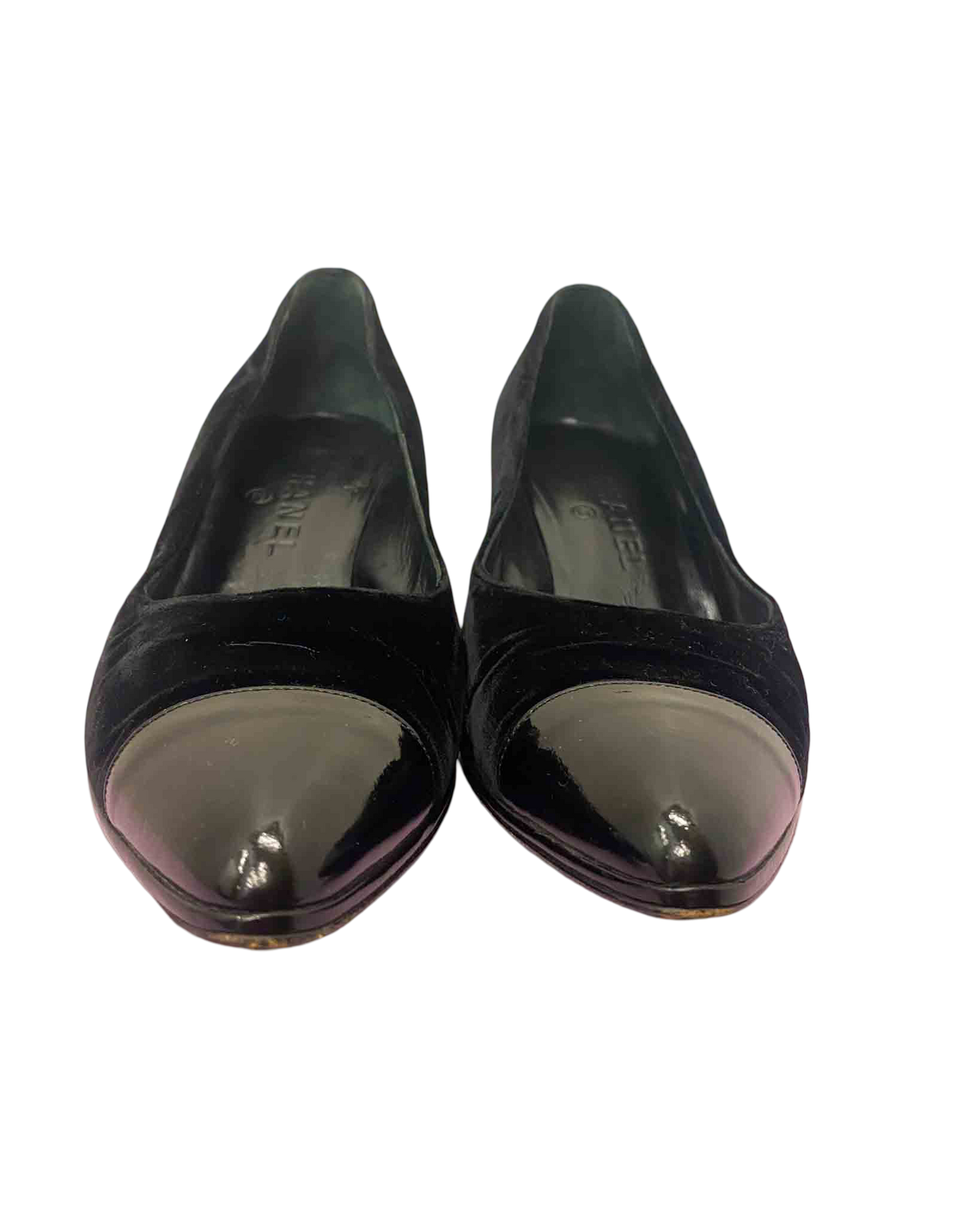 Size 41 | Chanel Patent and Velvet Pumps