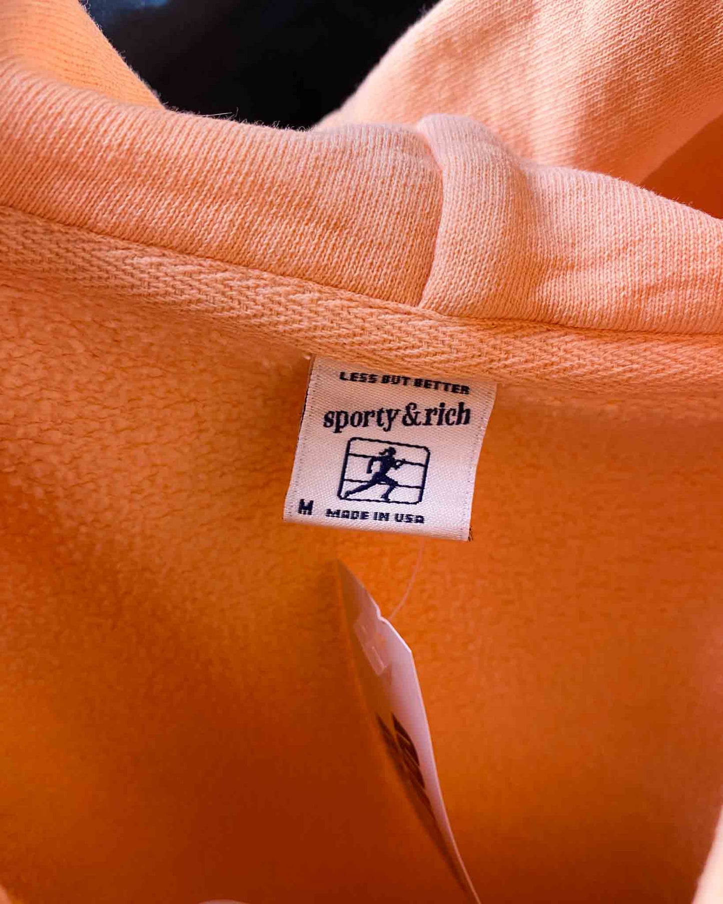 Size M | Sporty & Rich Logo Hoodie