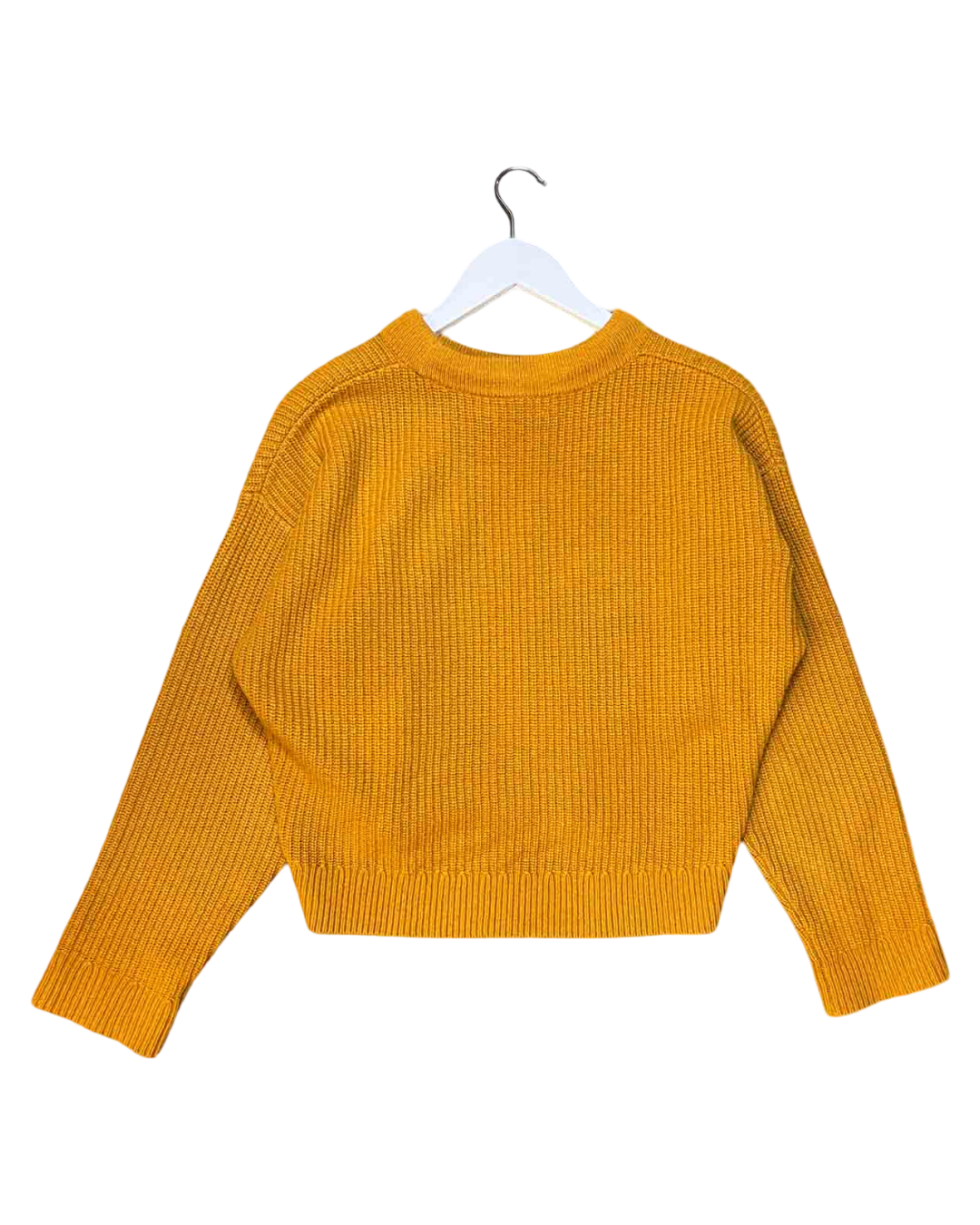 Size XS | Oroton Mustard Wool Cropped Jumper