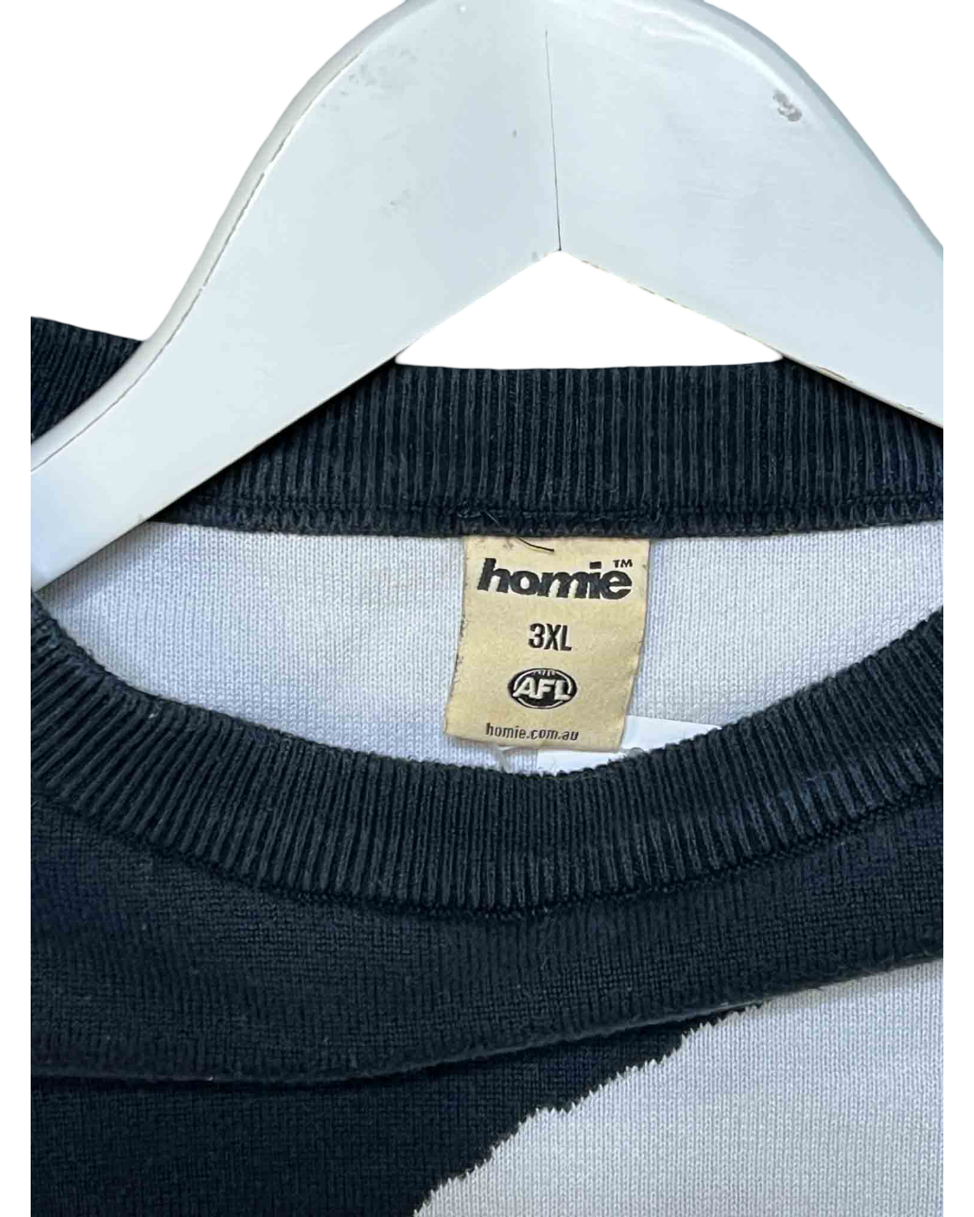 Size 3XL | Homie x AFL Cotton Collingwood Jumper