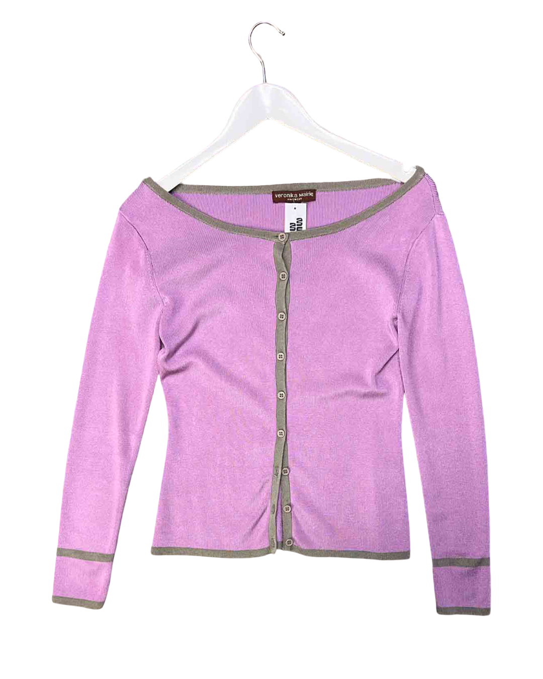 Size S | Y2K Veronika Maine Purple Cardi