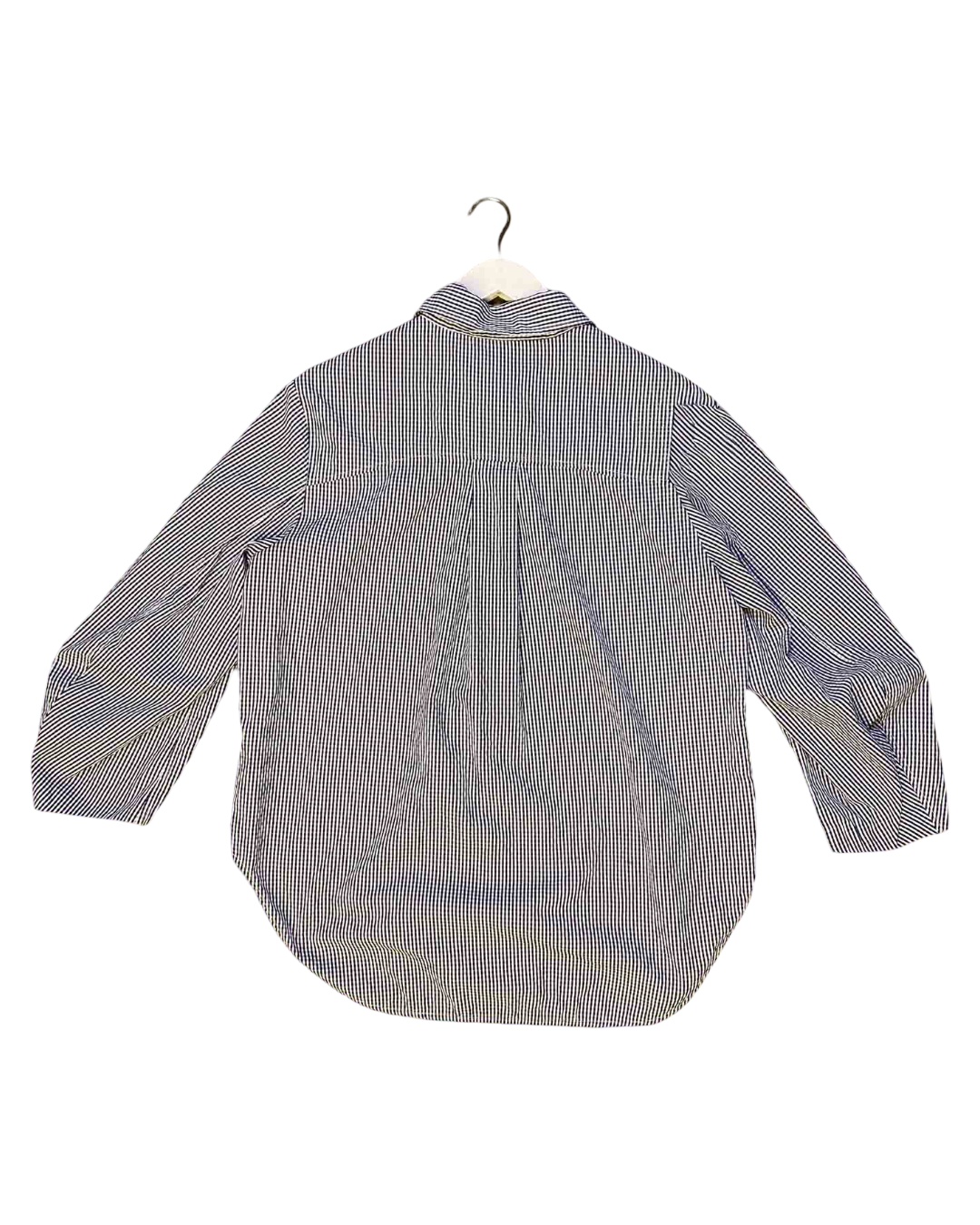 Size M | Alpha60 Navy and White Gingham Shirt
