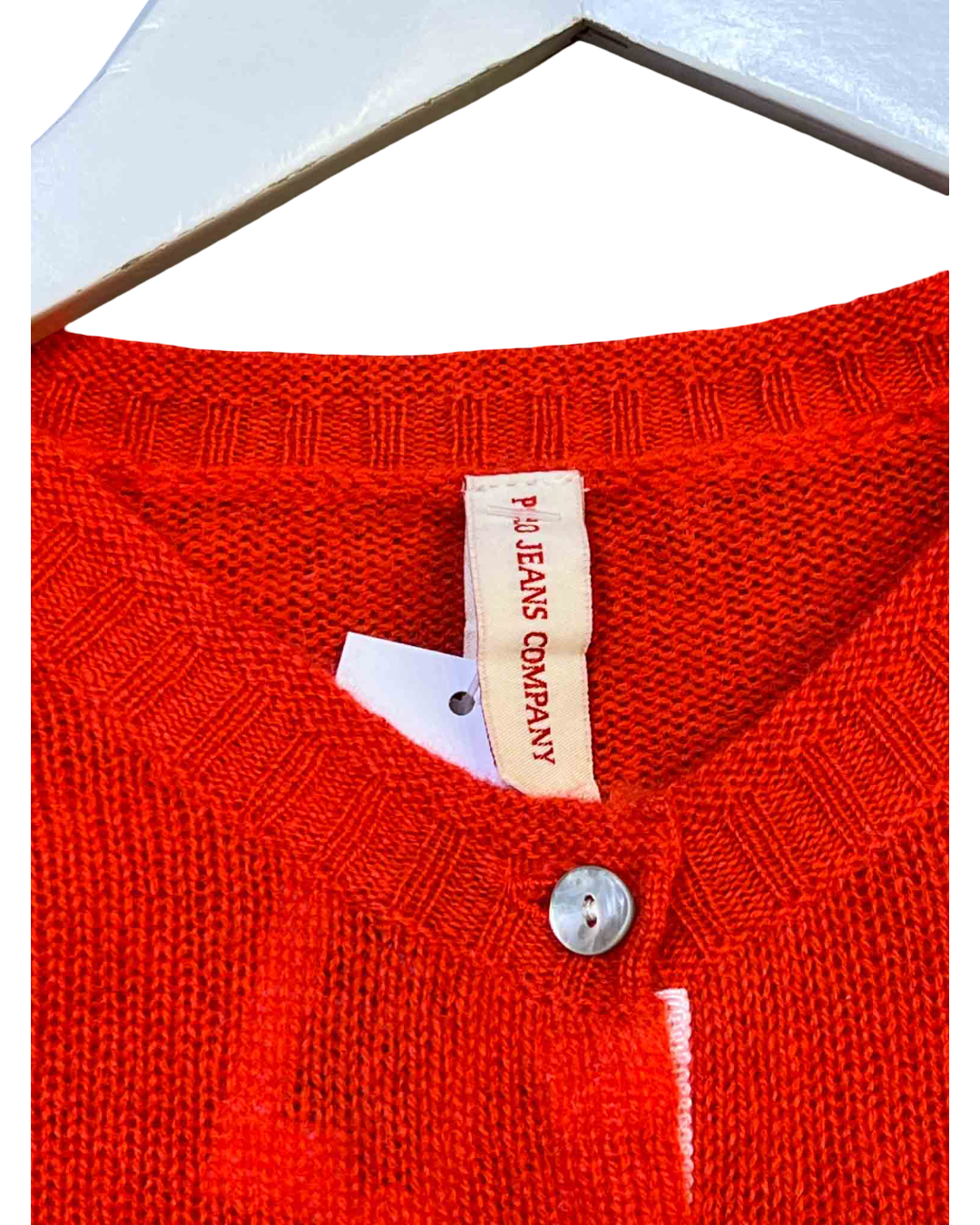 Size S | Polo Jeans Co. Red Cashmere Cardigan