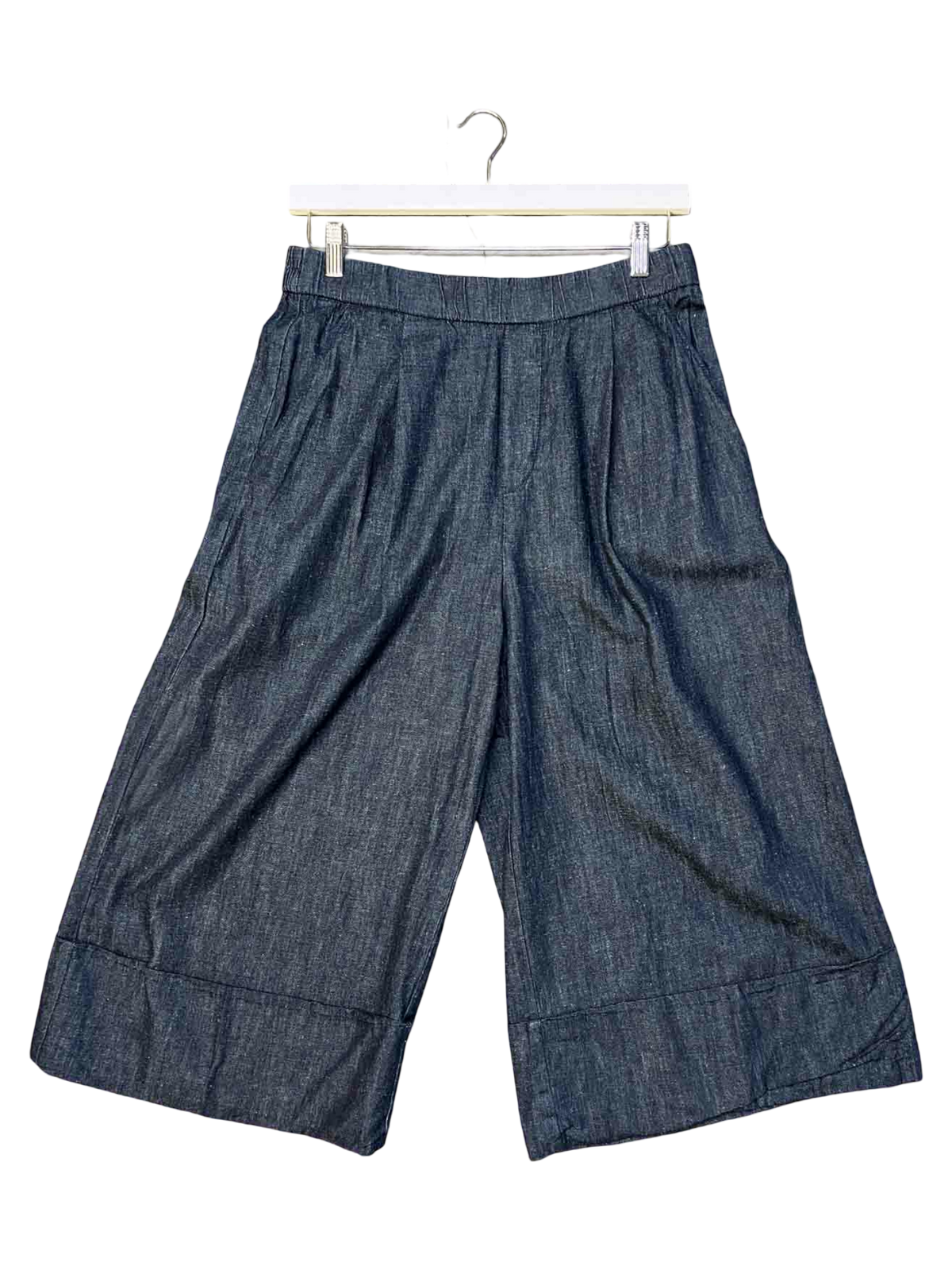 Size L | United Colors of Benetton Denim Wide-Leg Culottes