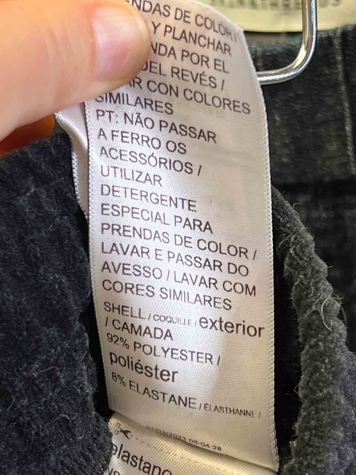 Size L | PAM x Puma Men's Black Velour Pants