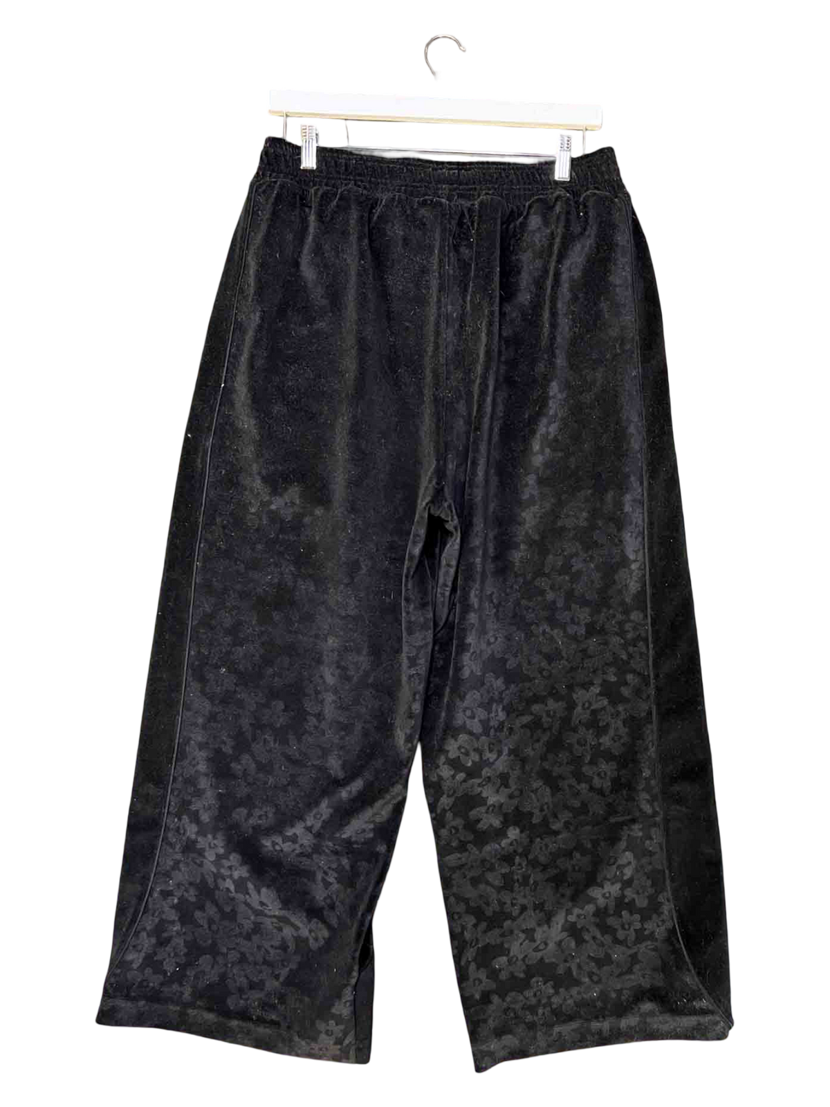 Size L | PAM x Puma Men's Black Velour Pants