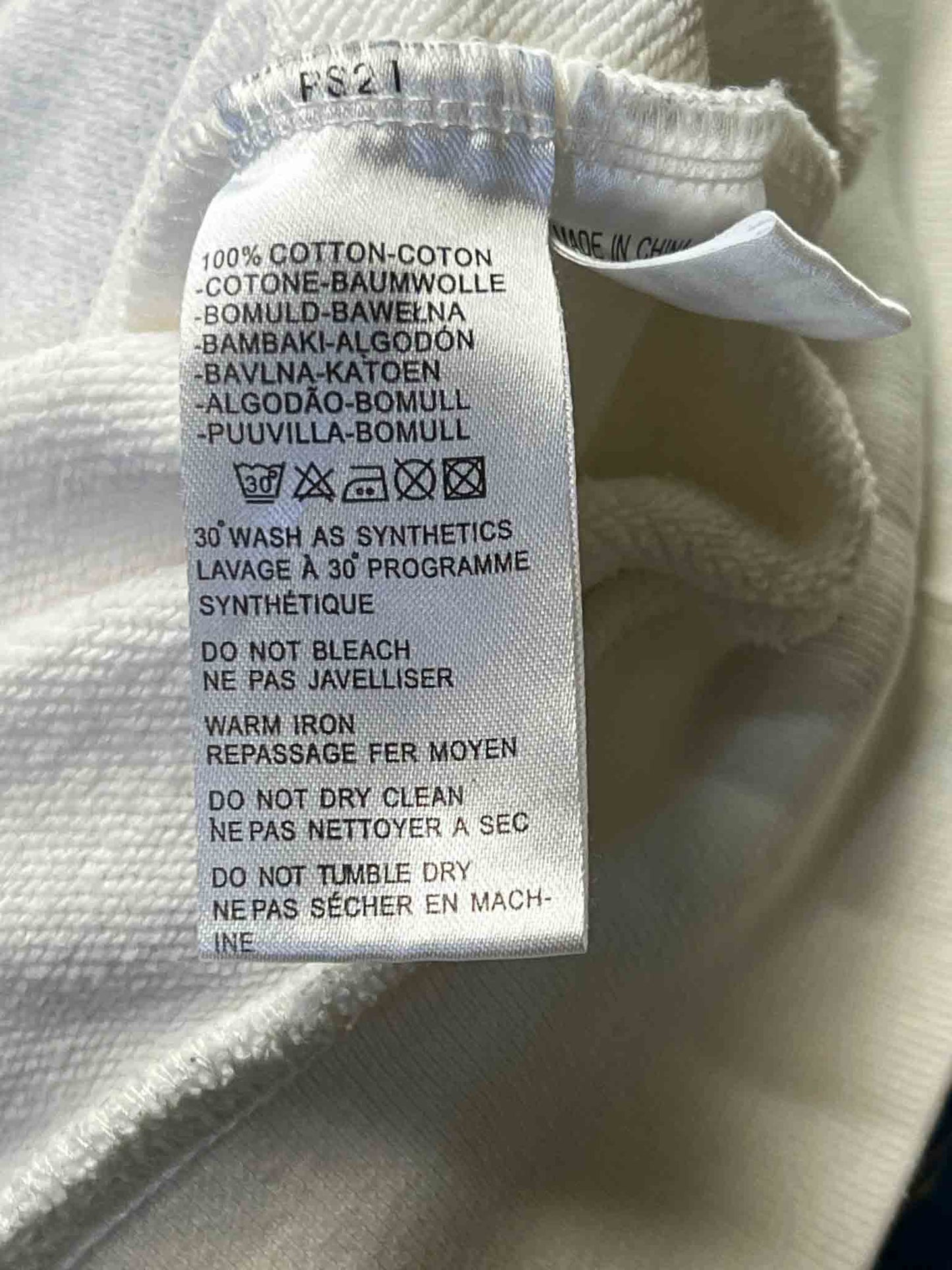 Size XL | Paul Smith Cotton "Happy" Jumper
