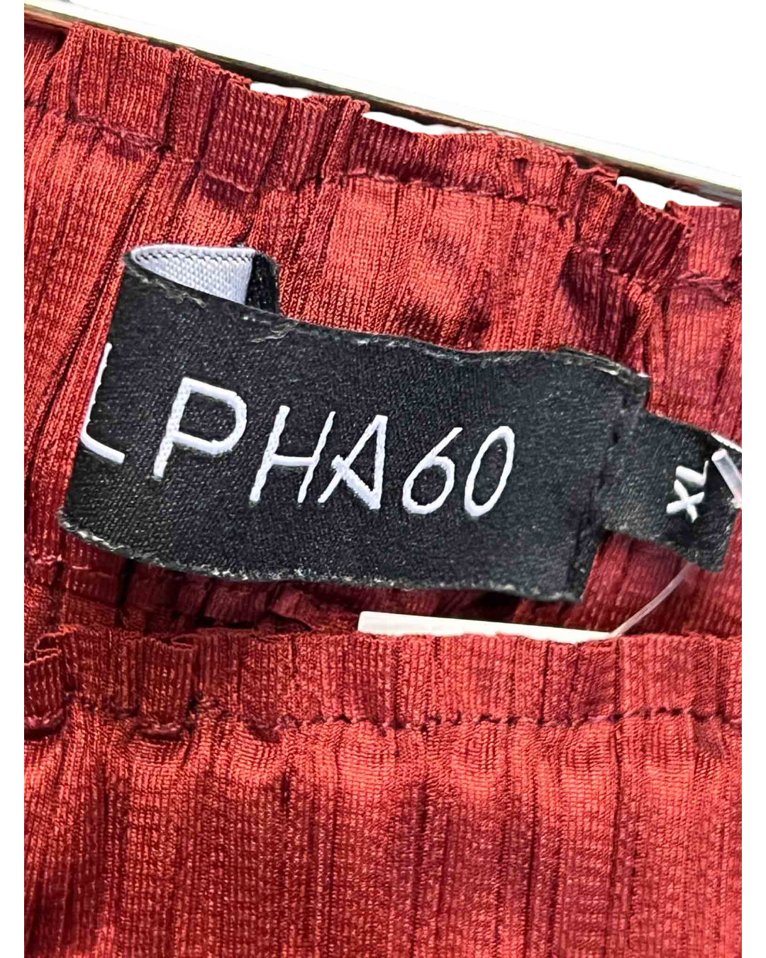 Size XL | Alpha60 Perma Pleated Two Tone Pants