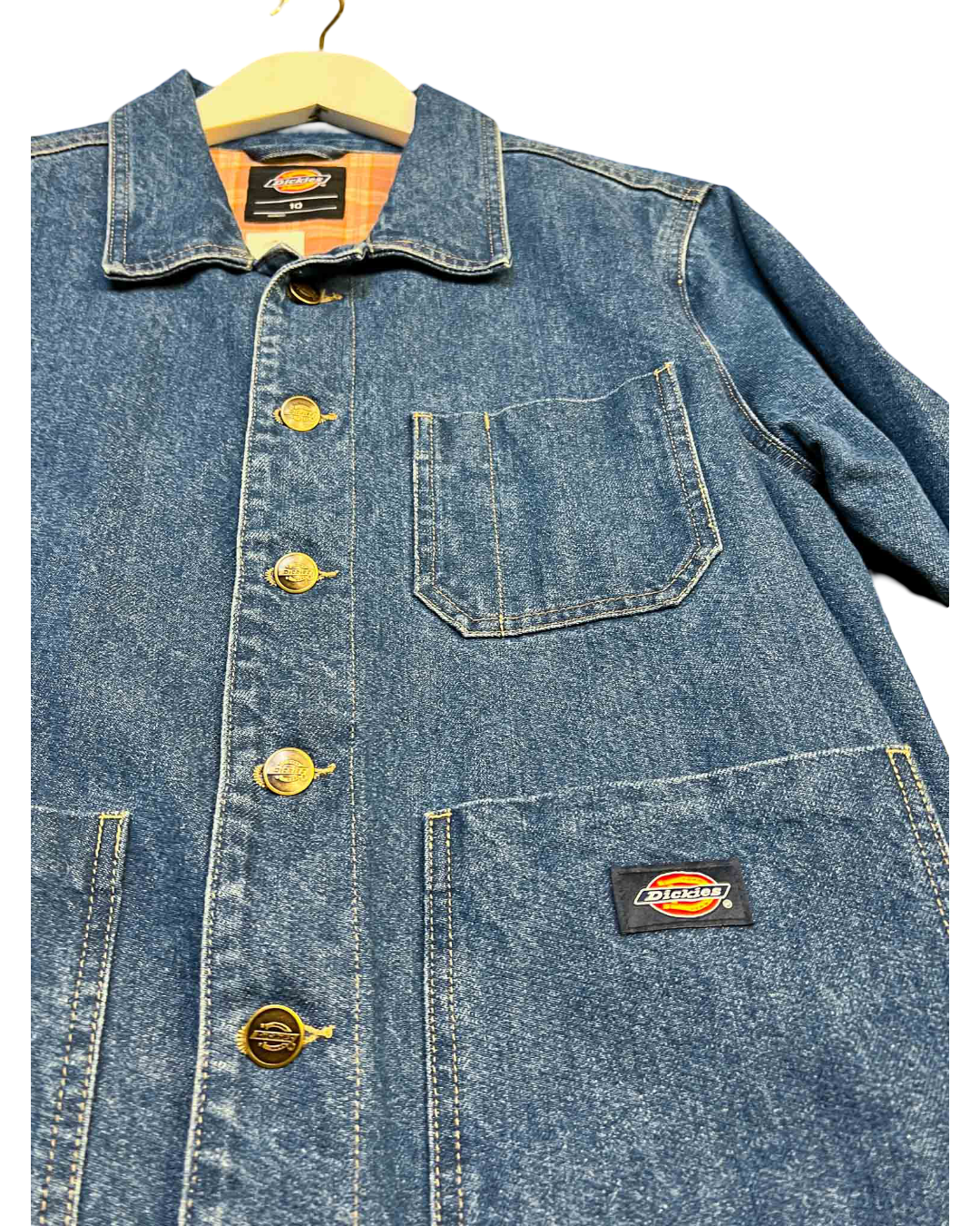 Size 10 (M) | Dickies Blanket Lined Denim Chore Jacket