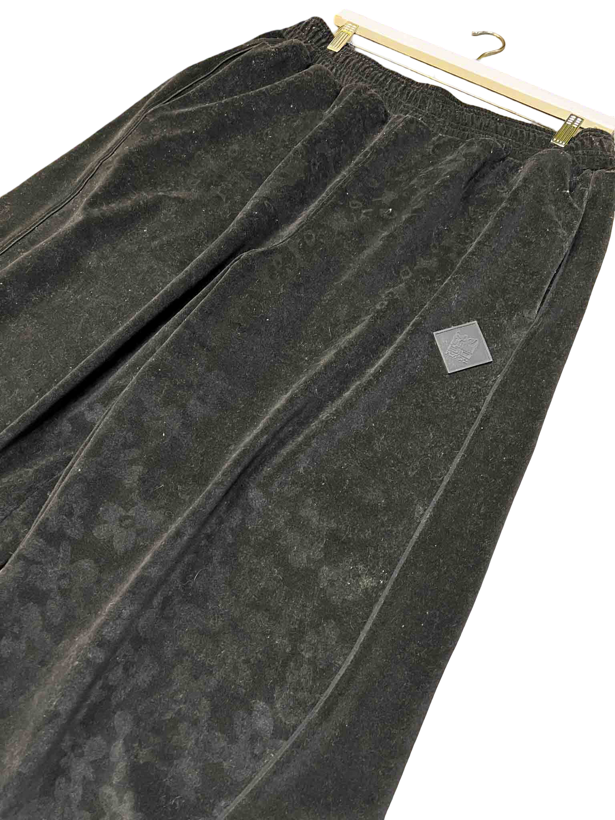 Size L | PAM x Puma Men's Black Velour Pants