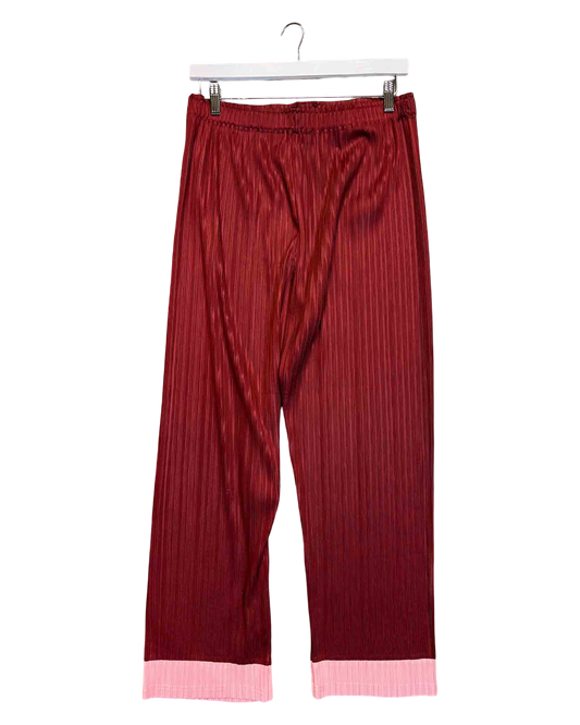 Size XL | Alpha60 Perma Pleated Two Tone Pants