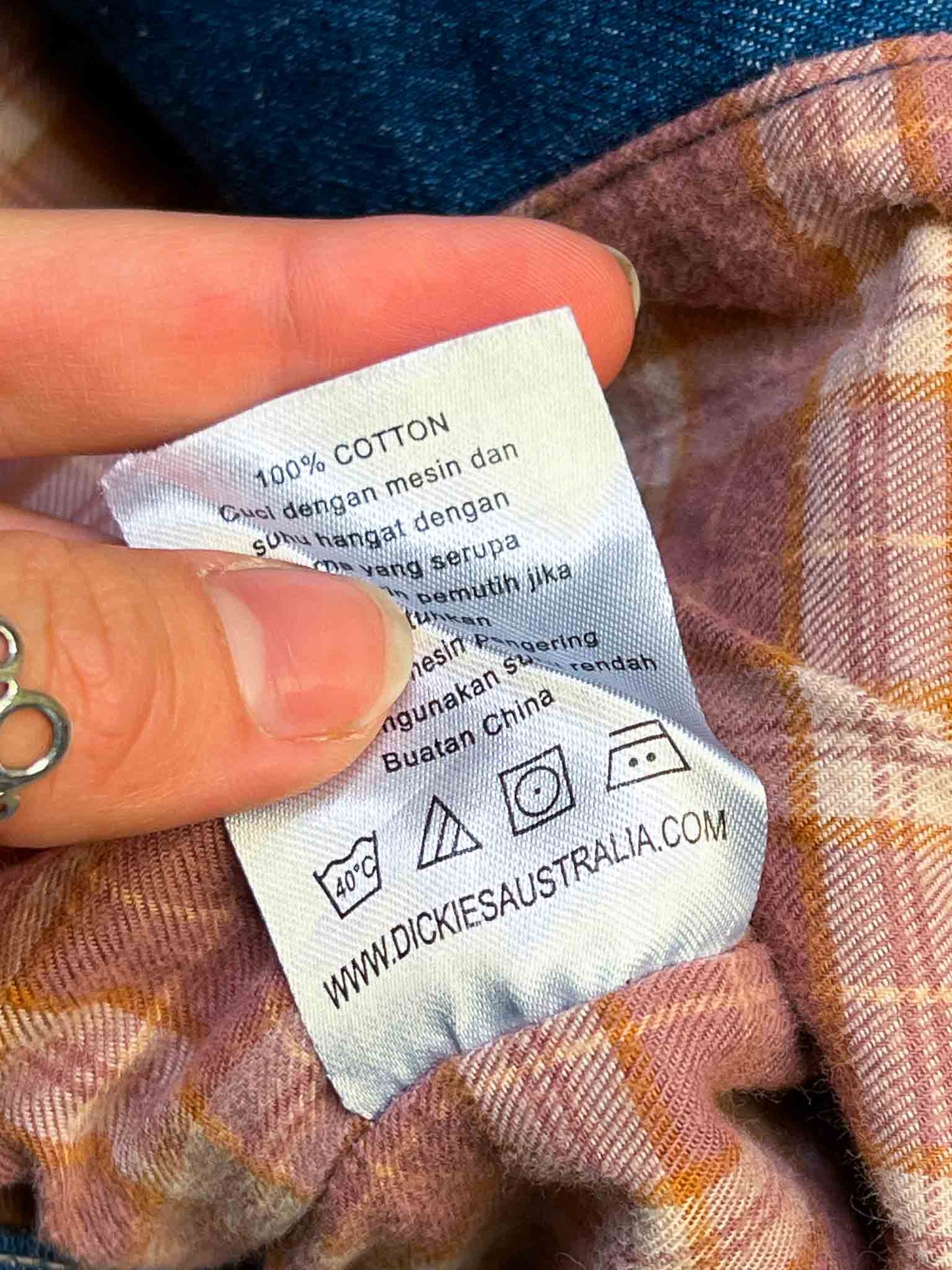 Size 10 (M) | Dickies Blanket Lined Denim Chore Jacket