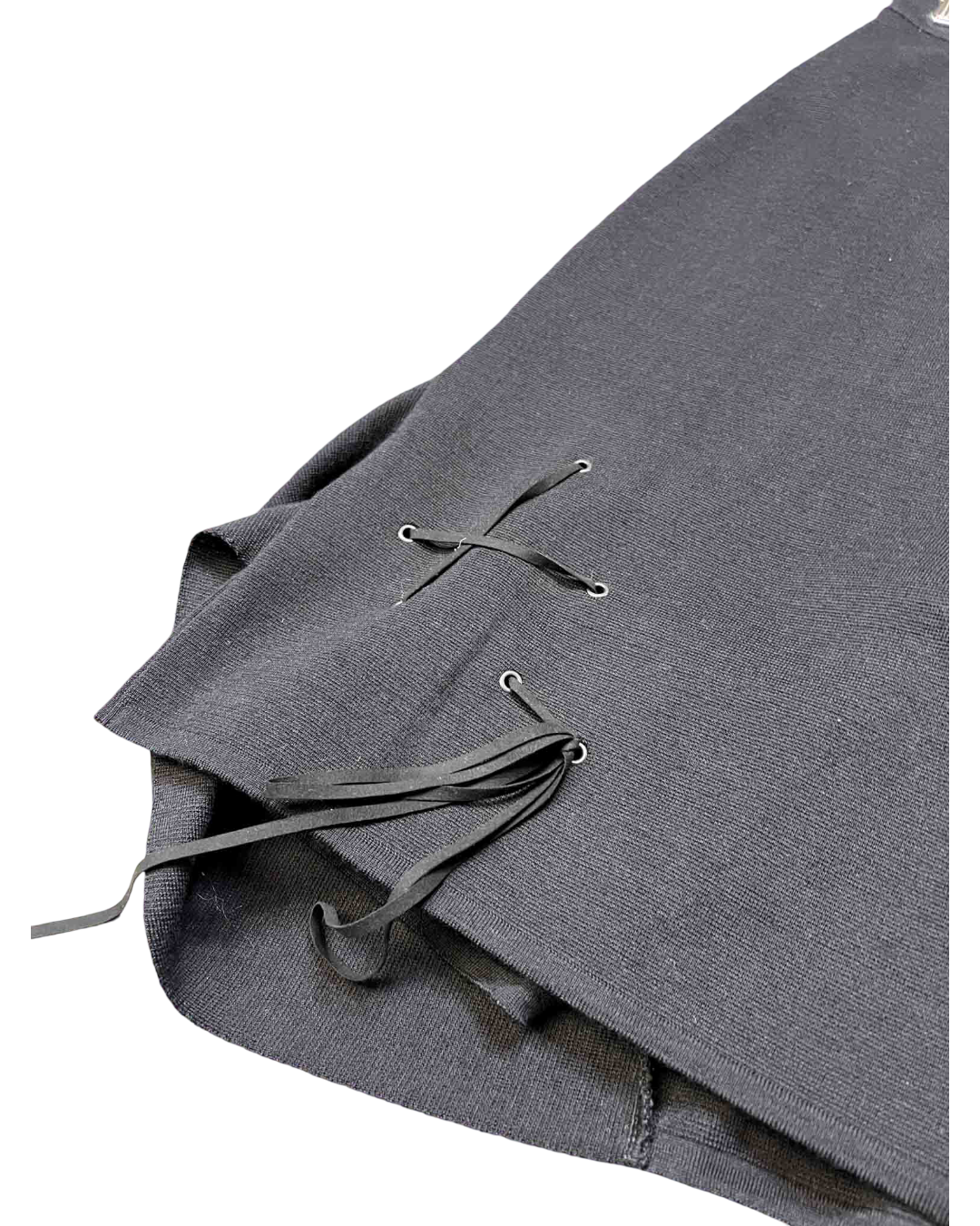 Size 4 (L) | MM Sohn Gathered Wool Midi Skirt NWT