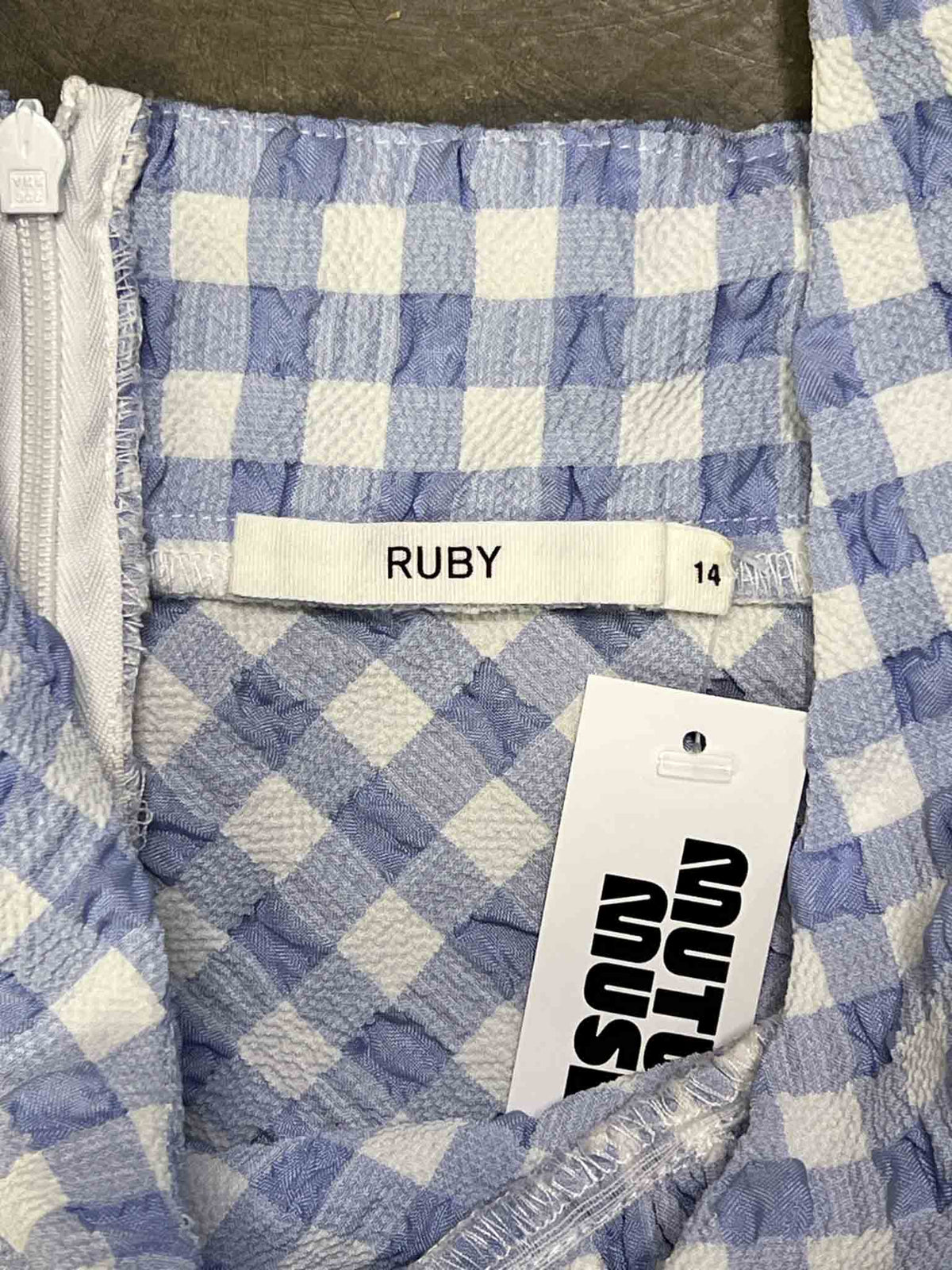 Size 14 (Xl) | RUBY Blue Gingham Dress