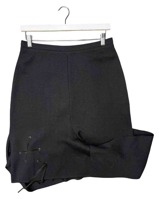 Size 4 (L) | MM Sohn Gathered Wool Midi Skirt NWT