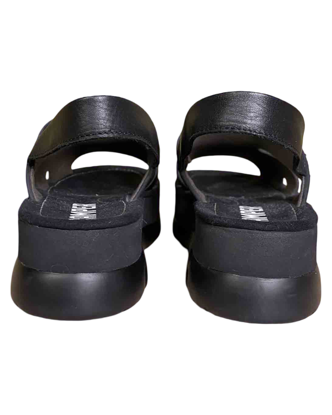 Size 37 | Camper Black Oruga Up Platform Sandals